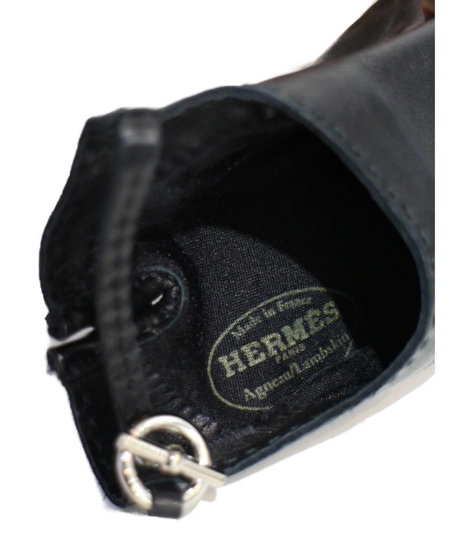 中古・古着通販】HERMES (エルメス) レザーグローブ ブラック サイズ