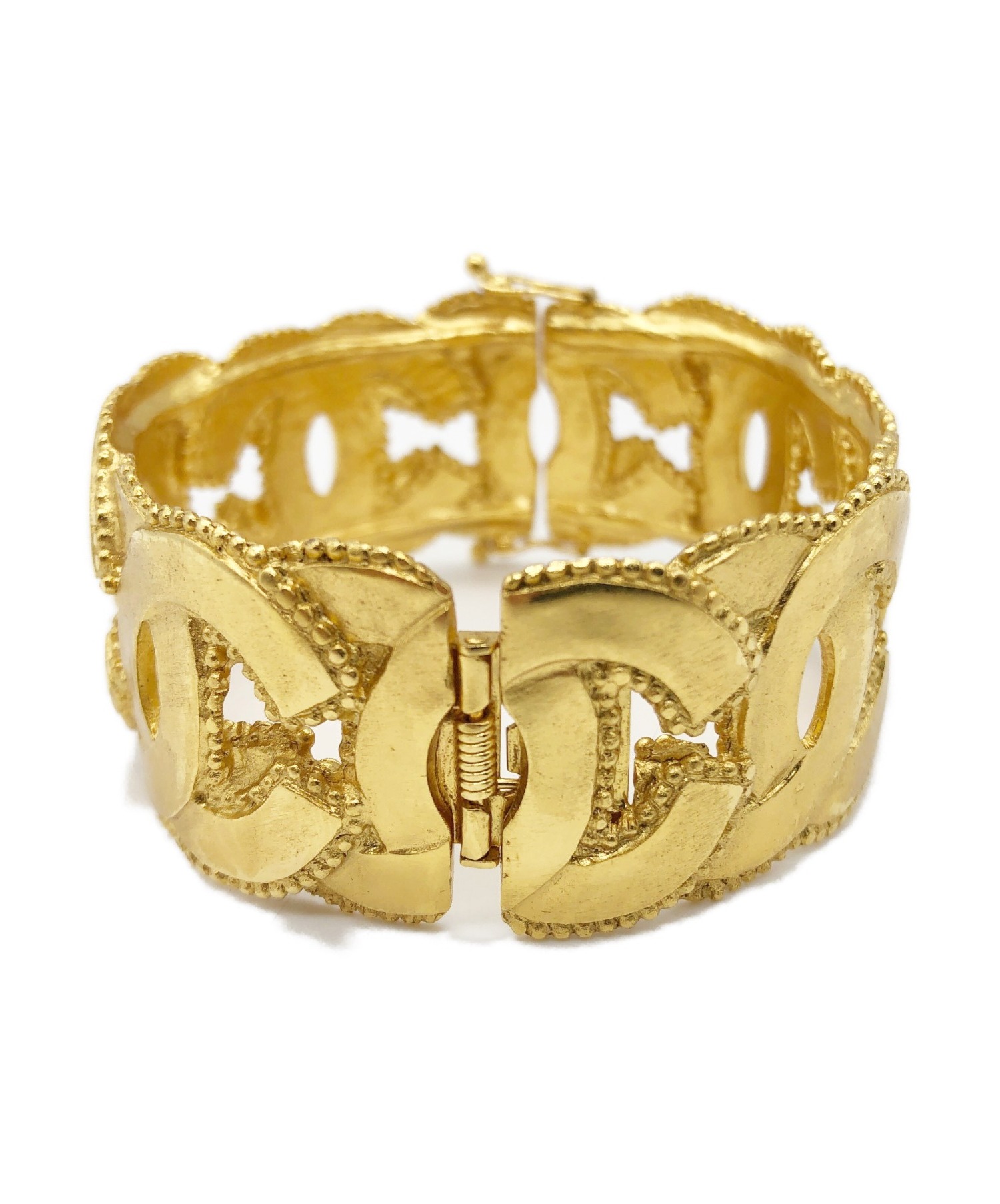 新品✨シャネル ヴィンテージ バングル ブレスレット ゴールド ココマーク 小物 中古・古着通販】CHANEL (シャネル) ココマークヴィンテージ