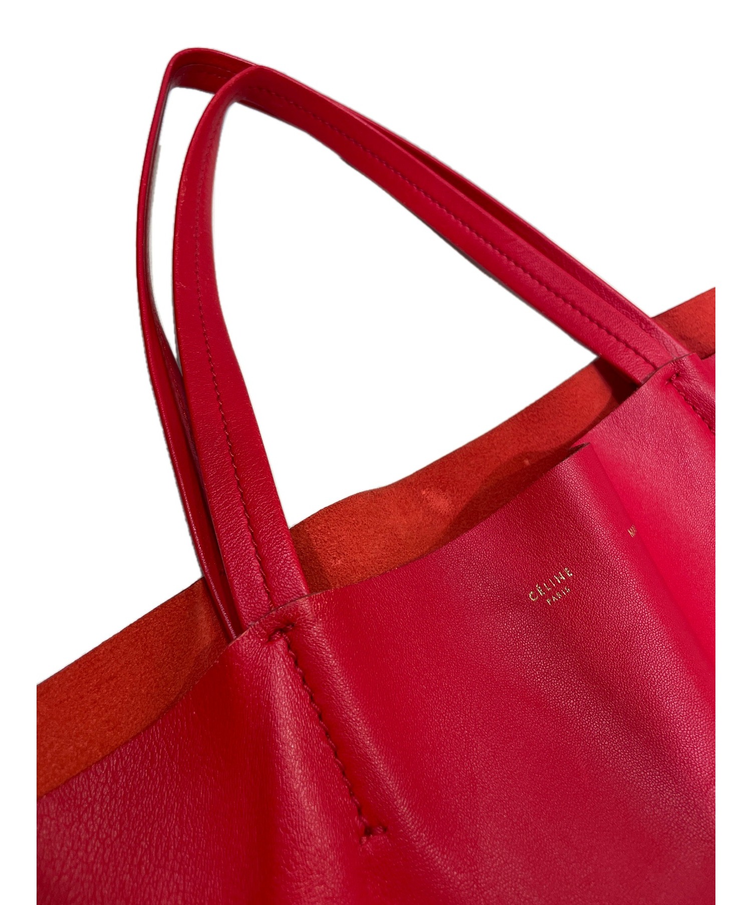 中古・古着通販】CELINE (セリーヌ) ホリゾンタルカバ レッド サイズ