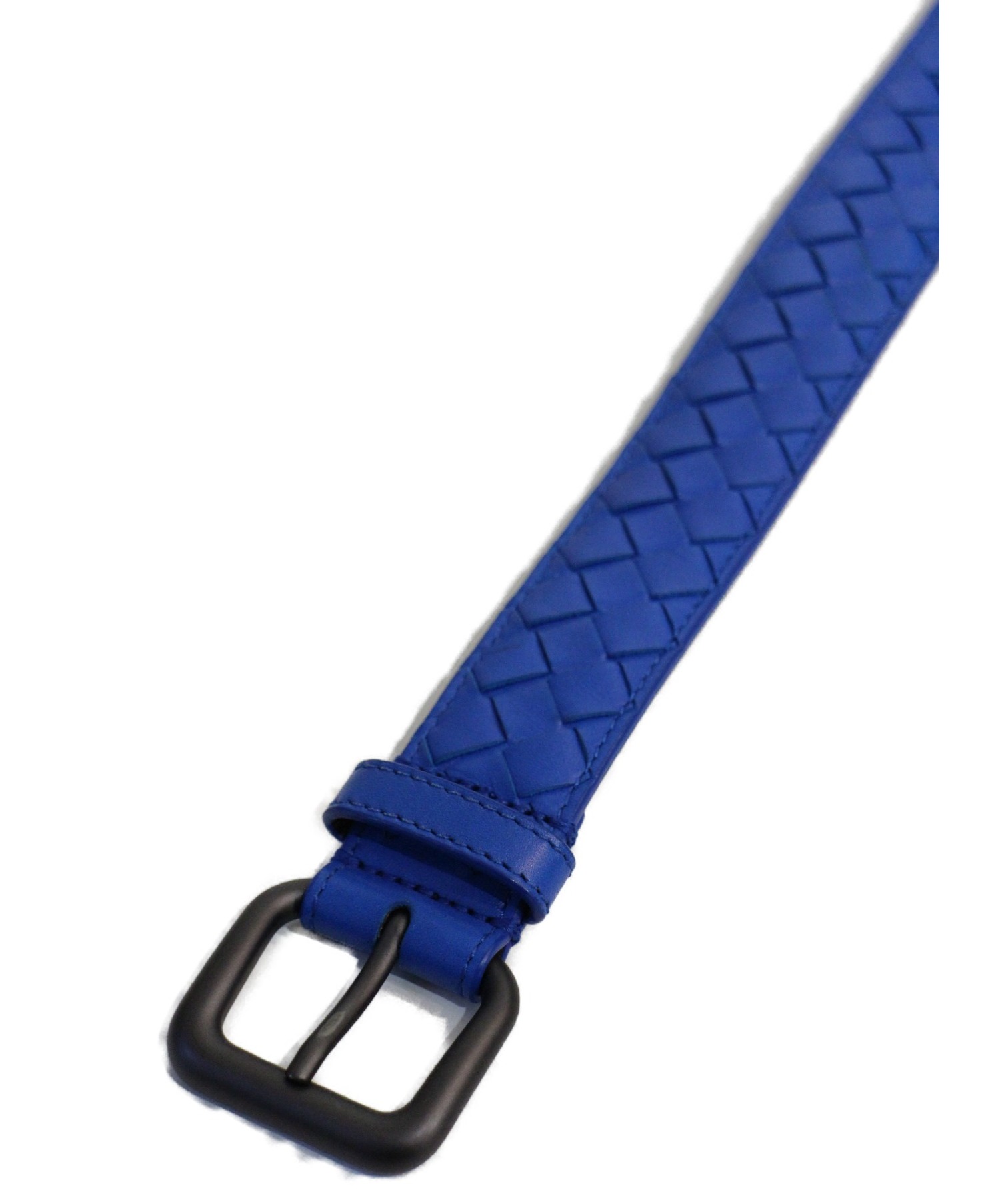 美品 BOTTEGA VENETA イントレチャート ベルト 85cm　ブルー 美品 BOTTEGA VENETA イントレチャート ベルト 85cm ブルー - メルカリ