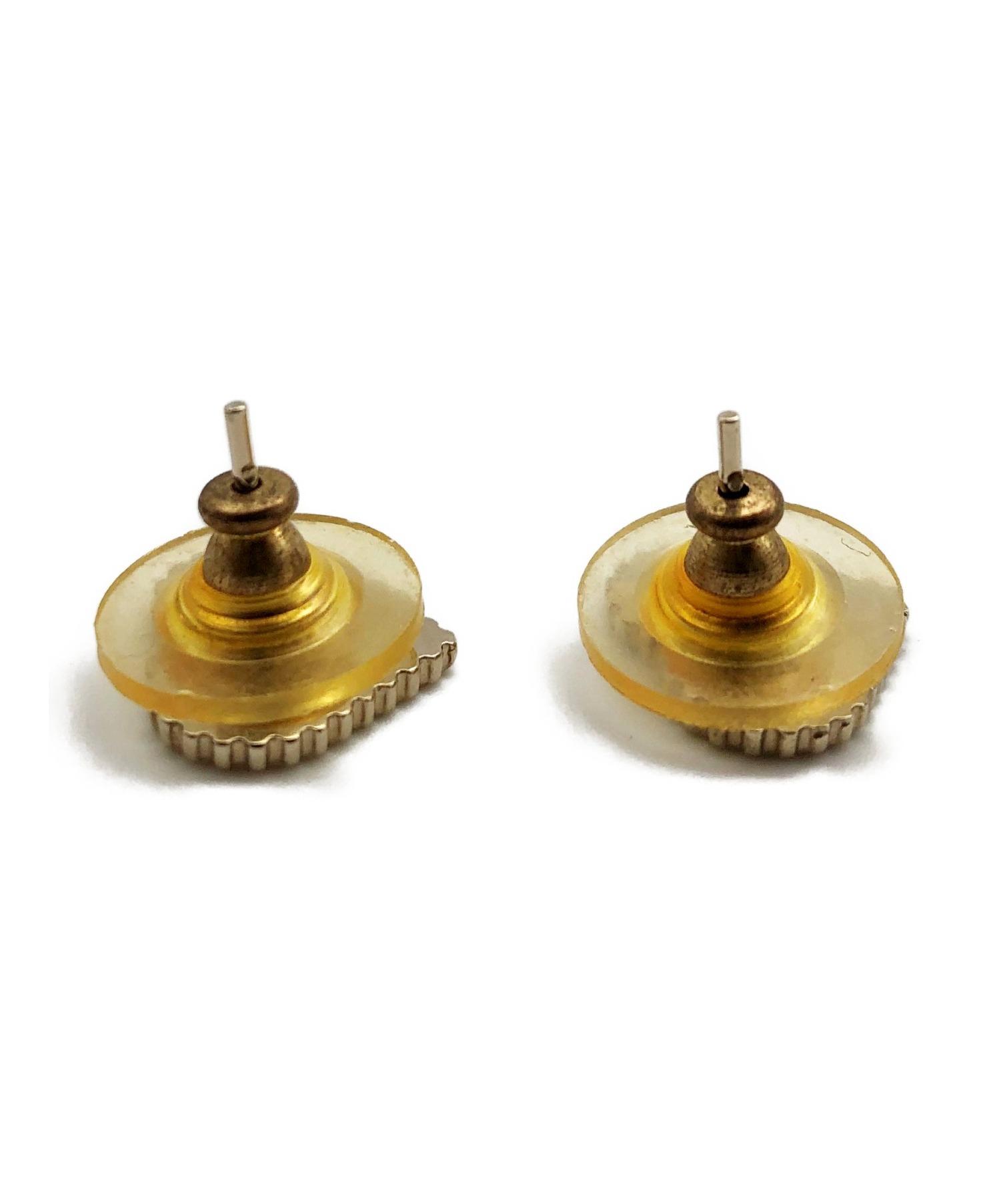 中古・古着通販】CHANEL (シャネル) ハートピアス ピンク サイズ 