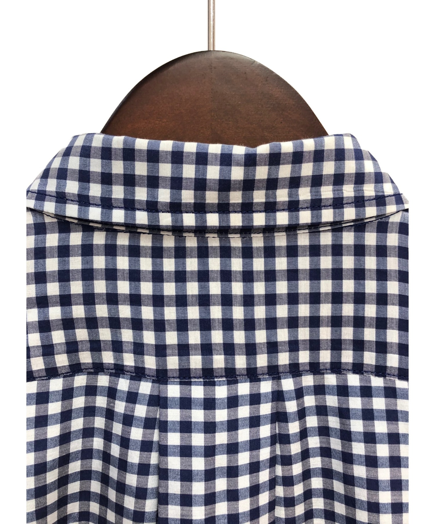 中古・古着通販】sacai (サカイ) ドッキングシャツ ブルー サイズ:2