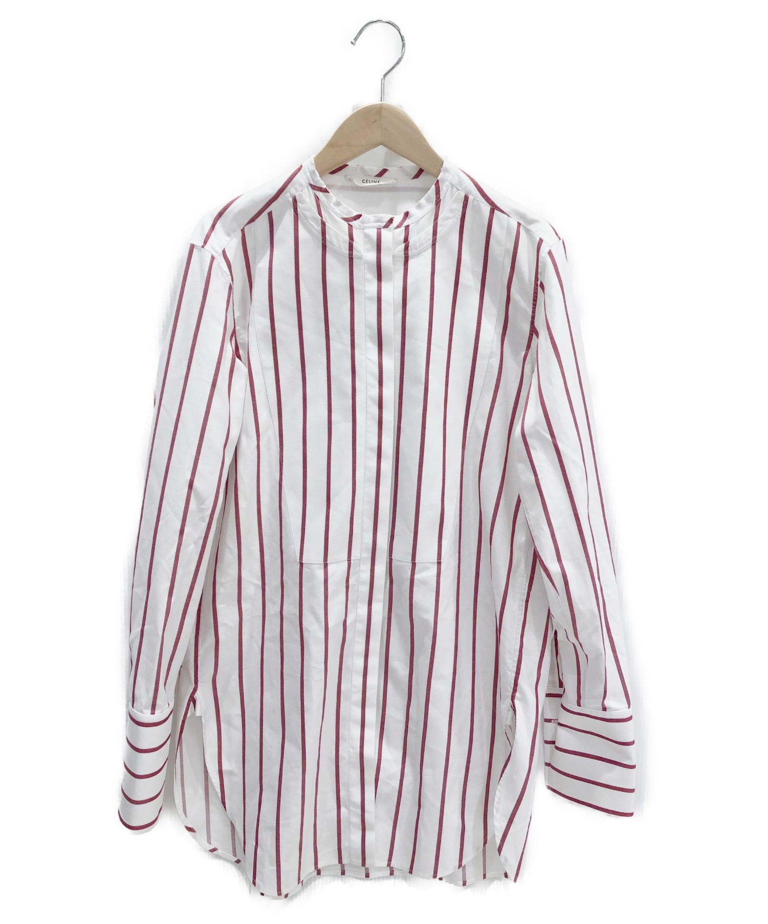 中古・古着通販】CELINE (セリーヌ) タキシードシャツ ホワイト 中古・古着通販】CELINE (セリーヌ) タキシードシャツ ホワイト