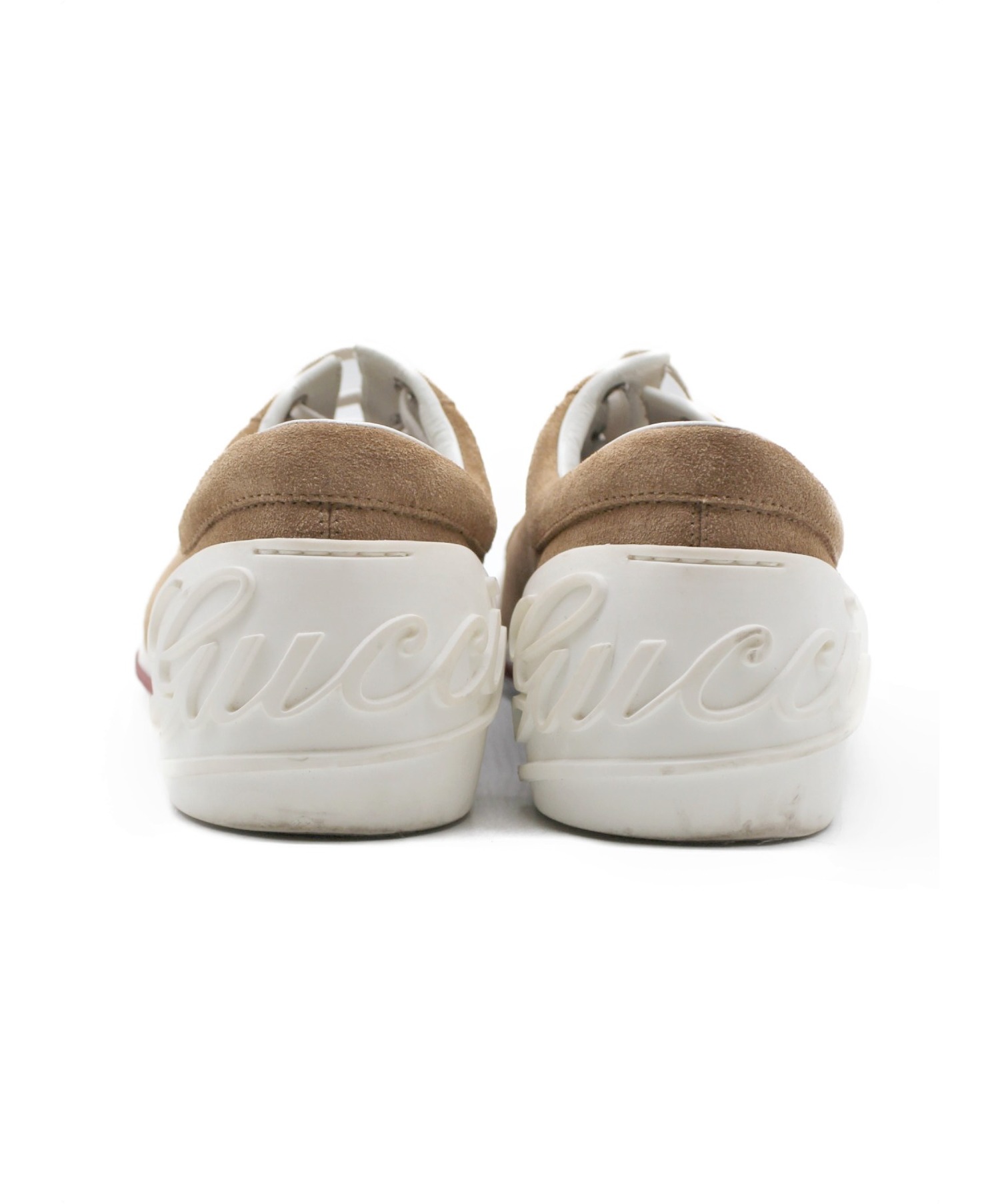 kjです。 中古・古着通販】GUCCI (グッチ) スウェードスニーカー キャメル