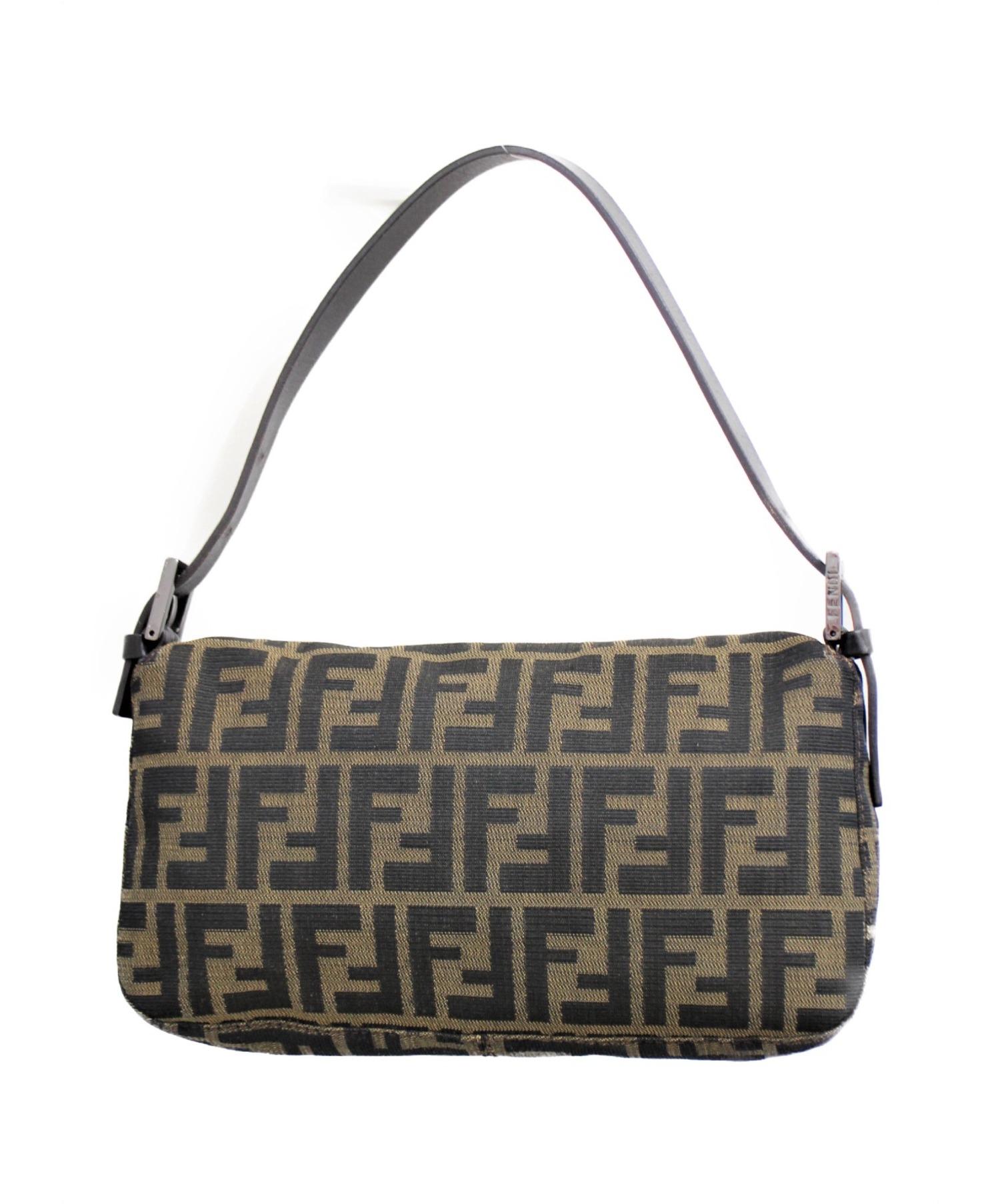 中古・古着通販】FENDI (フェンディ) ハンドバッグ ブラウン×ブラック