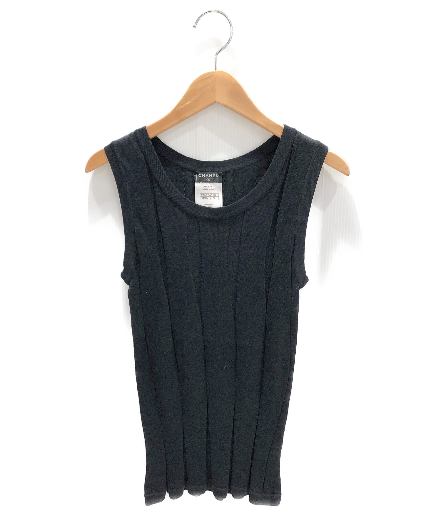 CHANEL ニット　タンクトップ CHANEL ニットタンクトップ