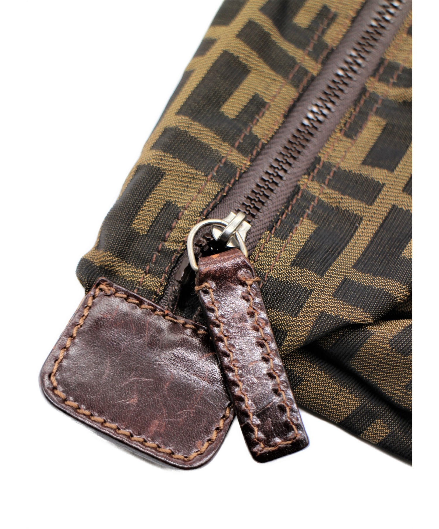 フェンディ FENDI ポーチ ブラウン 中古・古着通販FENDI (フェンディ
