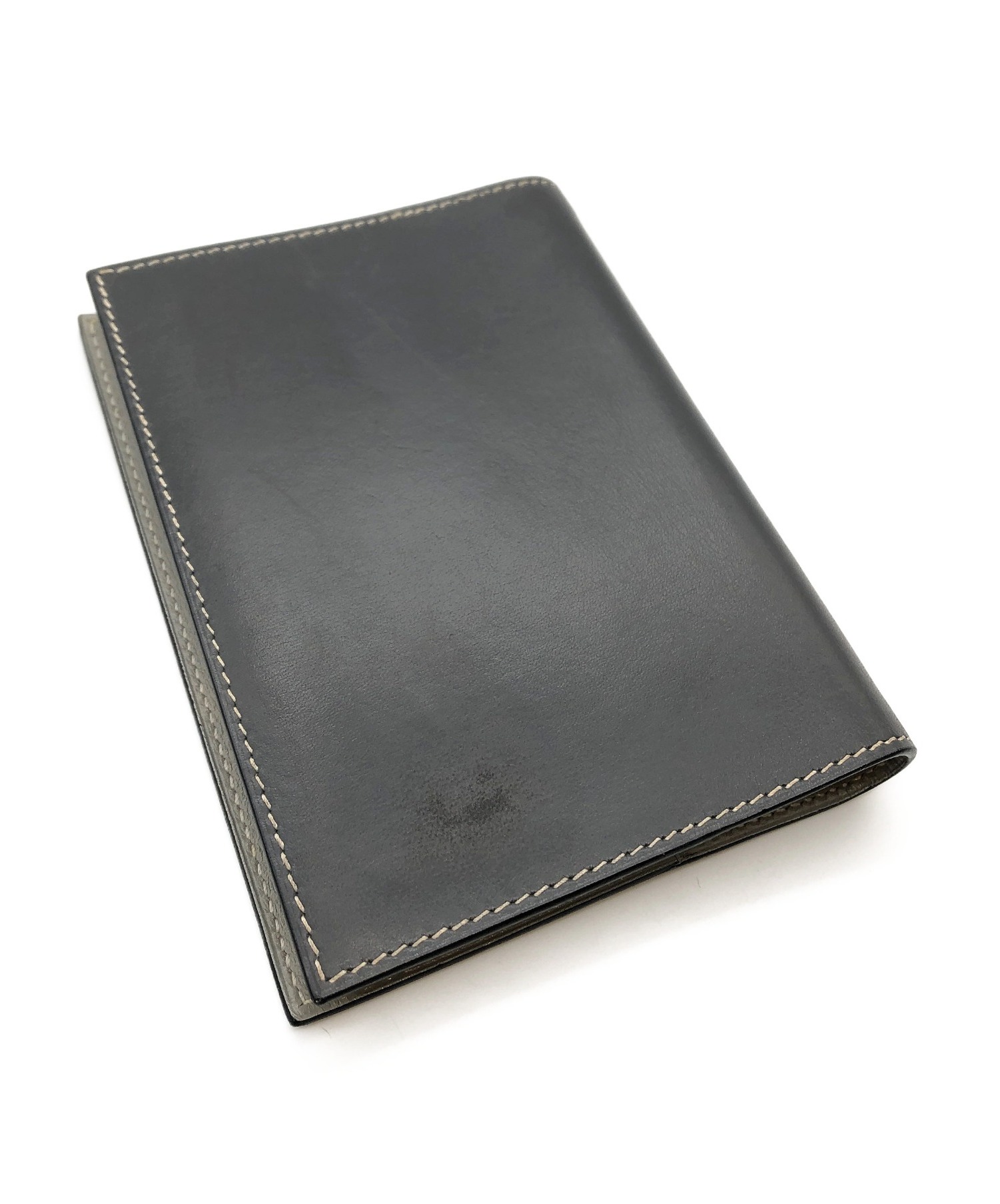 中古・古着通販】HERMES (エルメス) 手帳カバーアジェンダGM グレー 