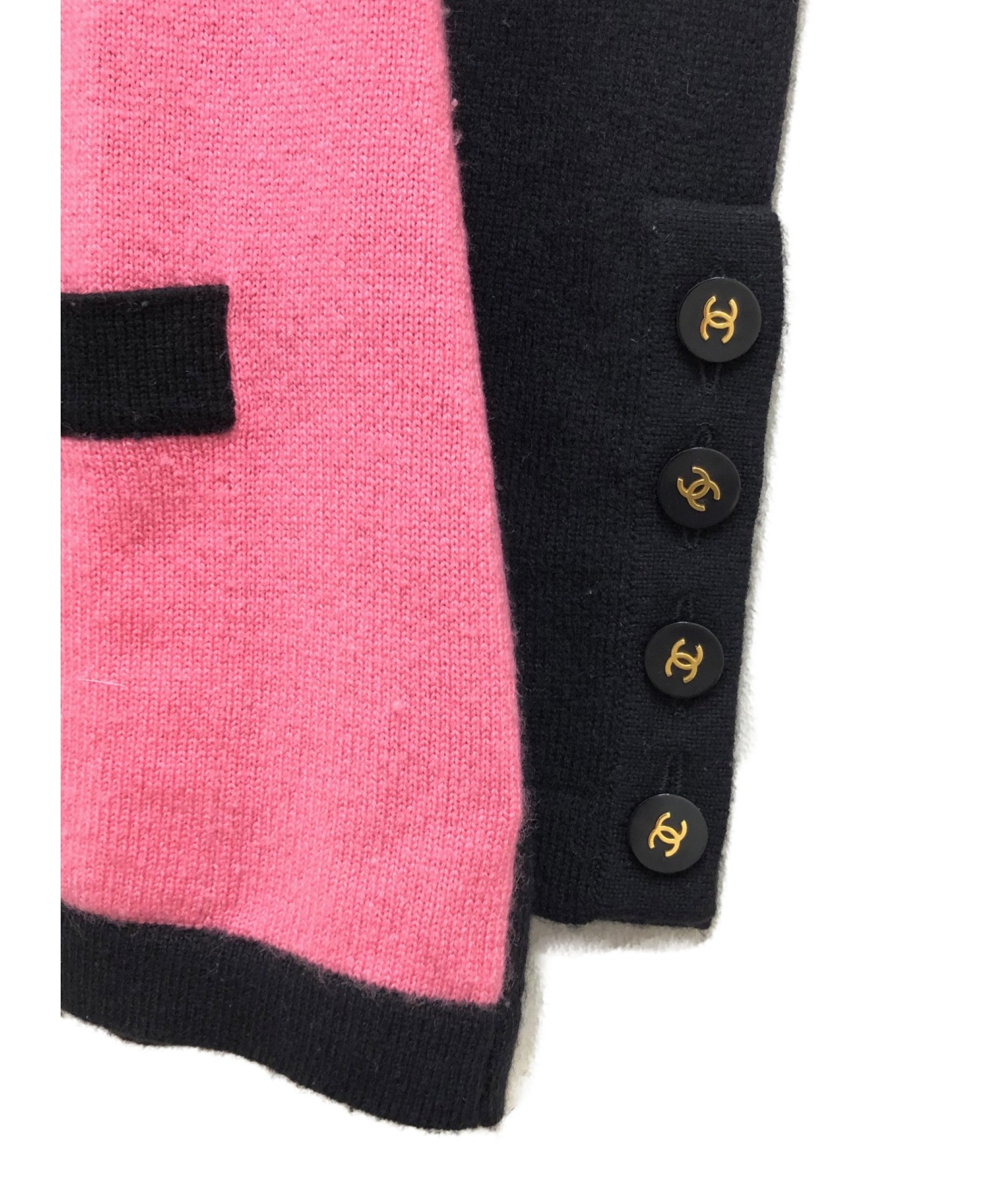 中古・古着通販】CHANEL (シャネル) ココマークボタンカシミヤ