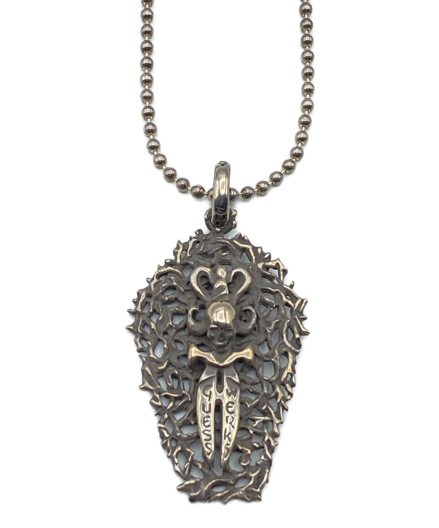 JU-ZO 十三スカルネックレス