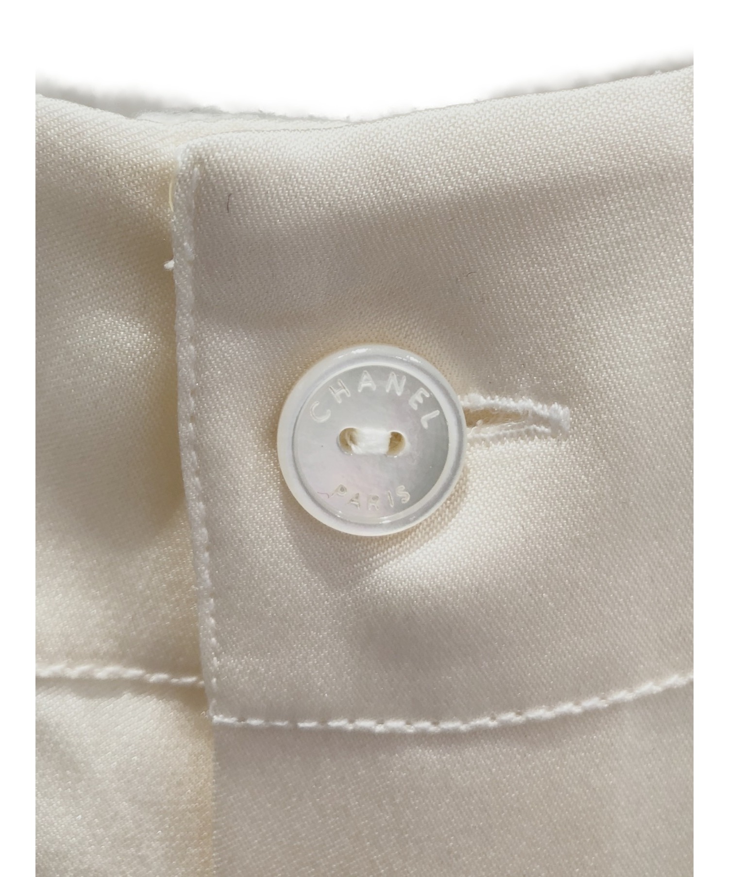 中古・古着通販】CHANEL (シャネル) シルクショルダーボタン 