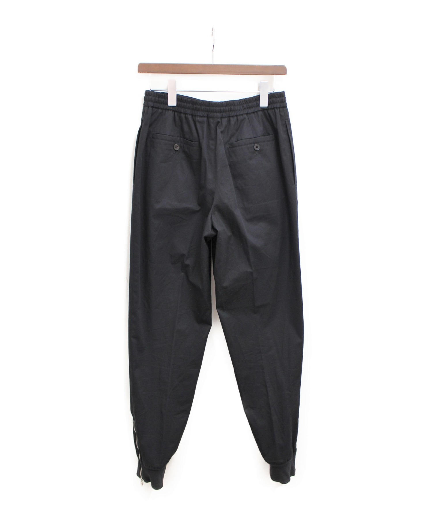 中古・古着通販】HERMES (エルメス) ジョガーパンツ ブラック サイズ