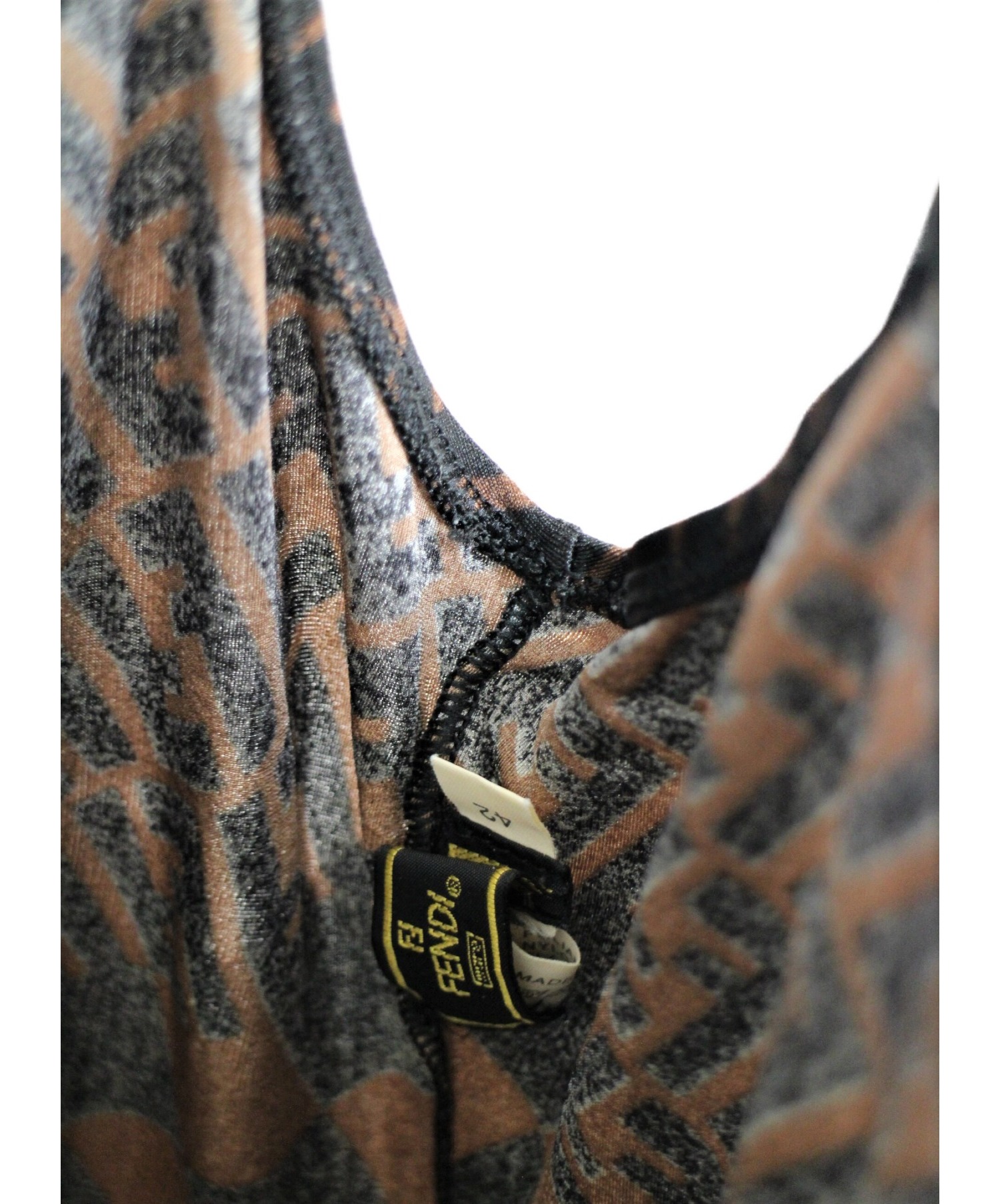 中古・古着通販】FENDI (フェンディ) ズッカ柄キャミソールチュニック