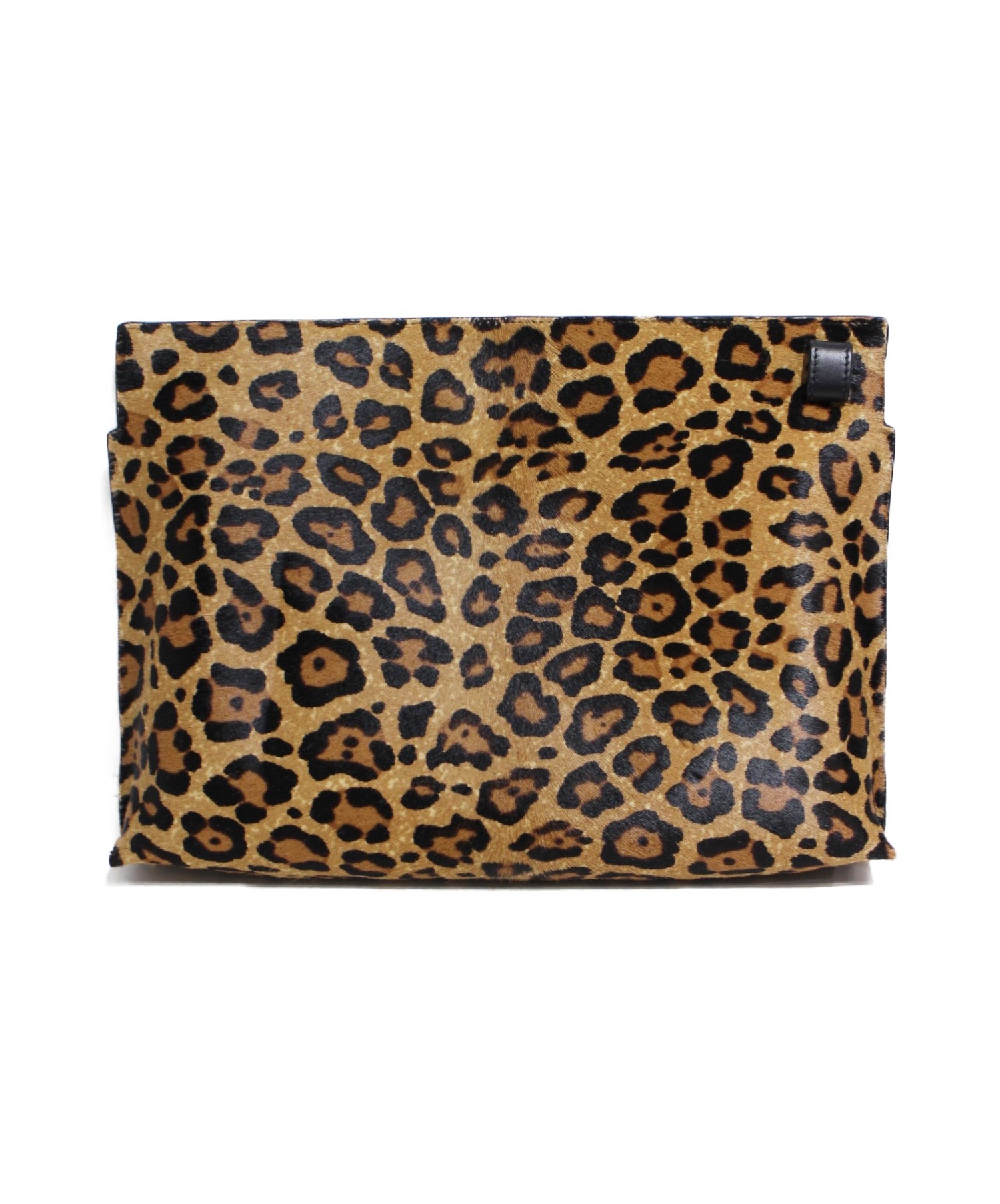 中古・古着通販】LOEWE (ロエベ) ハラコクラッチバッグ ブラウン  