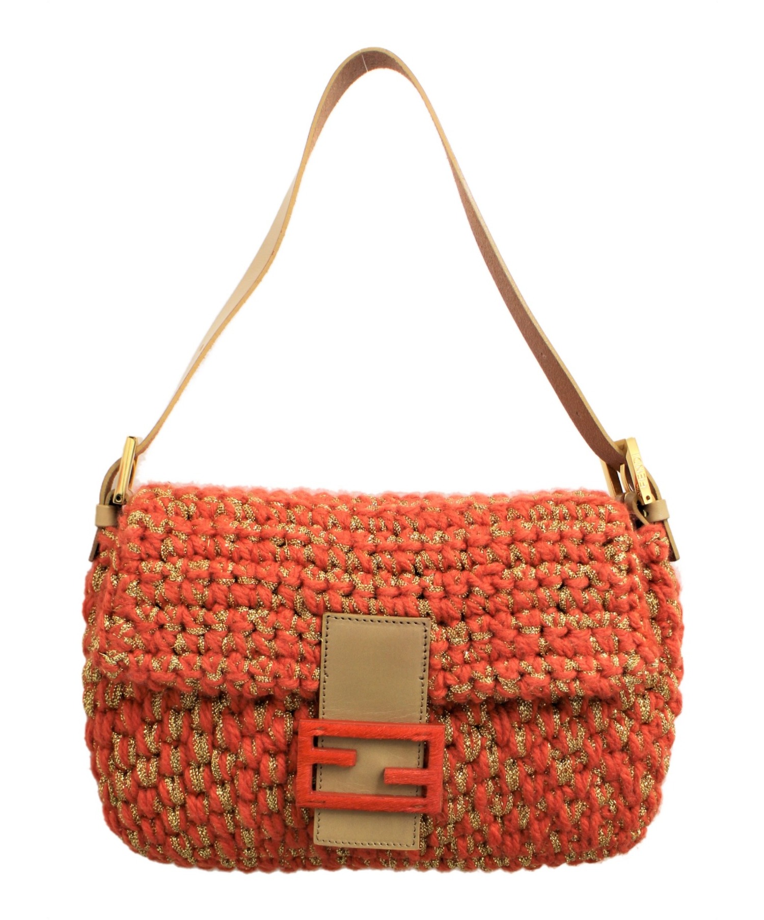 中古・古着通販】FENDI (フェンディ) マンマバケット オレンジ サイズ