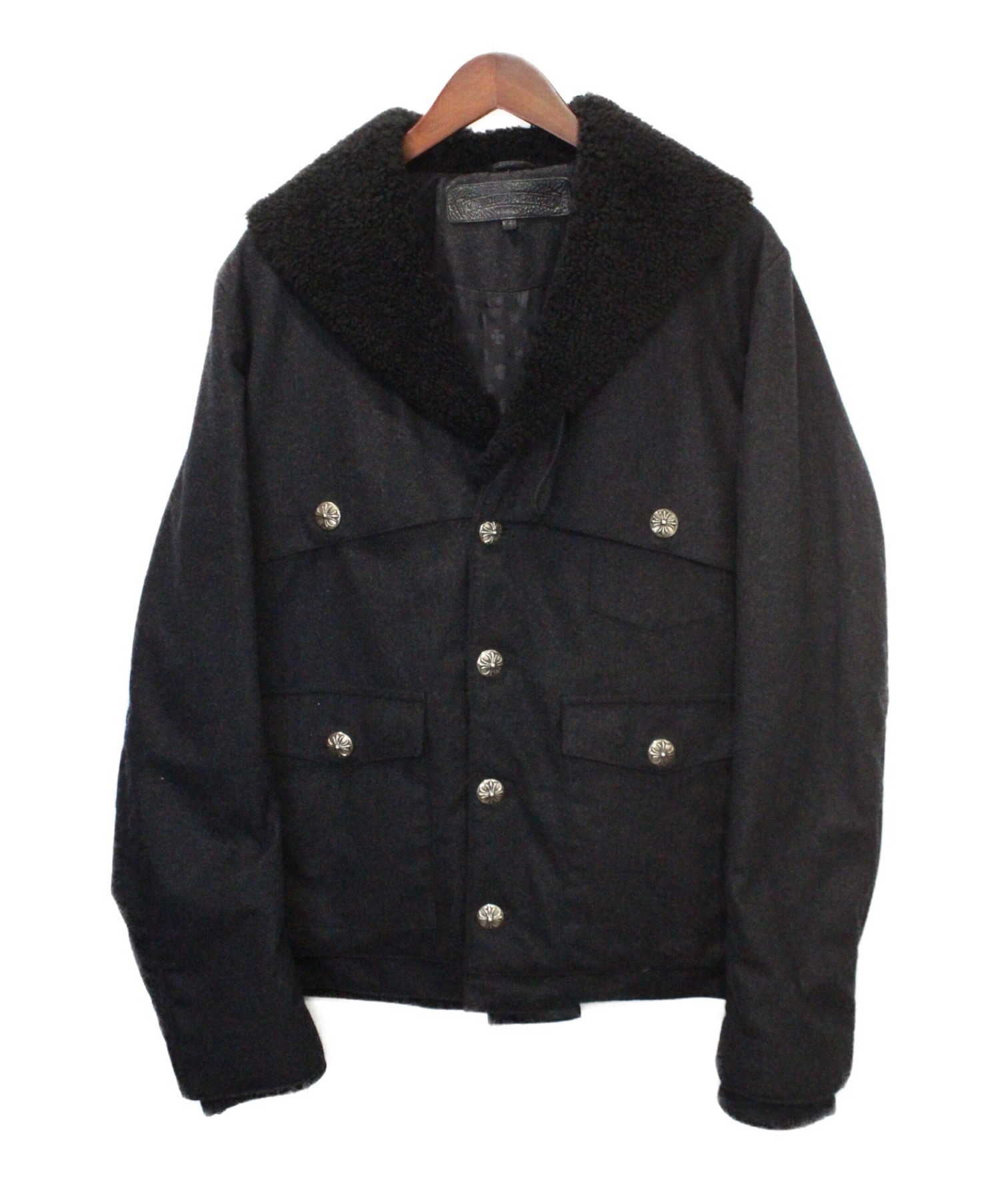 中古・古着通販】CHROME HEARTS (クロムハーツ) ボアジャケット 