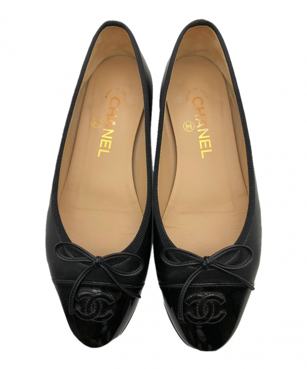 中古・古着通販】CHANEL (シャネル) ココマークバレエシューズ