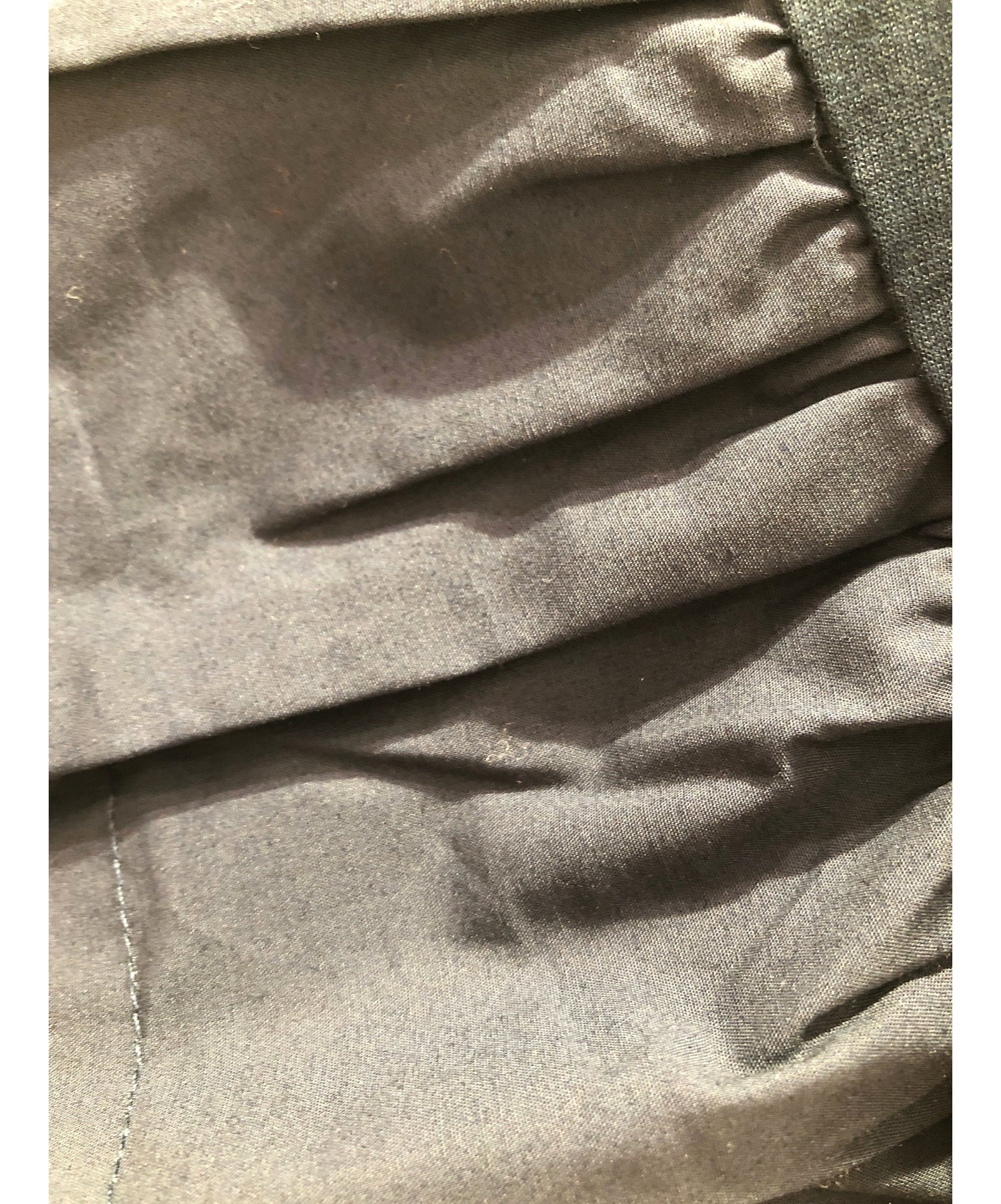 PRADA ネイビー パフスリーブブラウス PRADA ネイビー パフスリーブブラウス