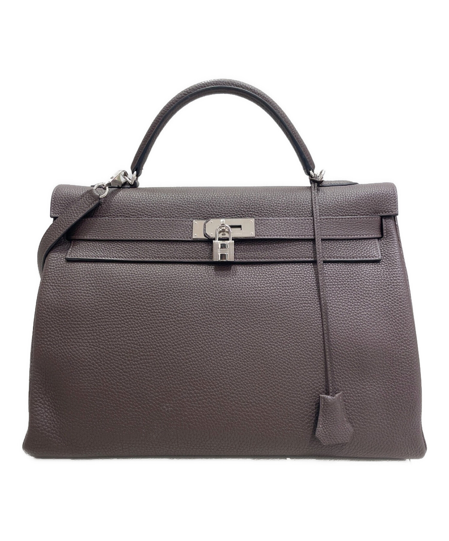 中古・古着通販】HERMES (エルメス) ケリー40 チョコレートブラウン