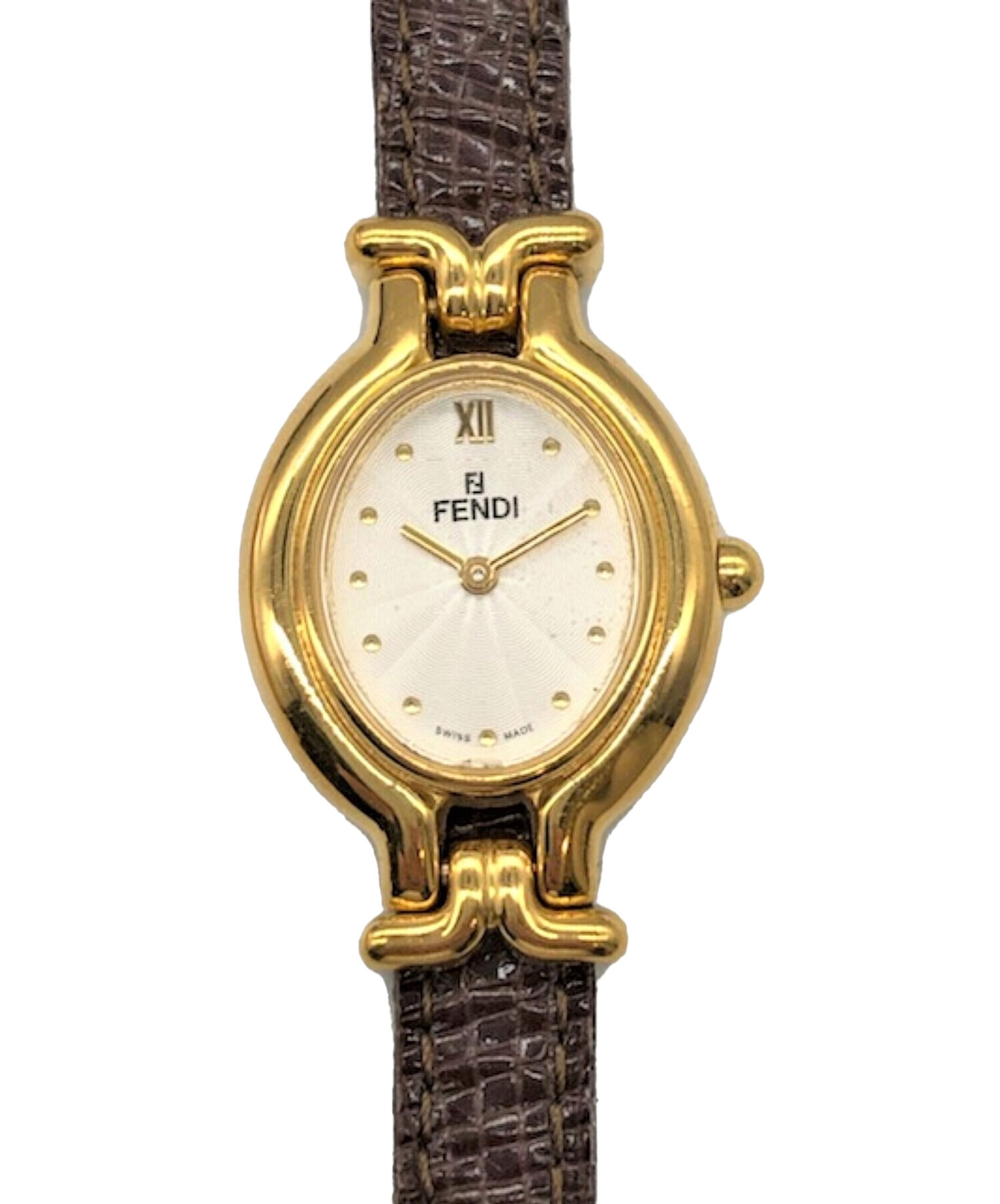 中古・古着通販】FENDI (フェンディ) 640L チェンジベルト ホワイト