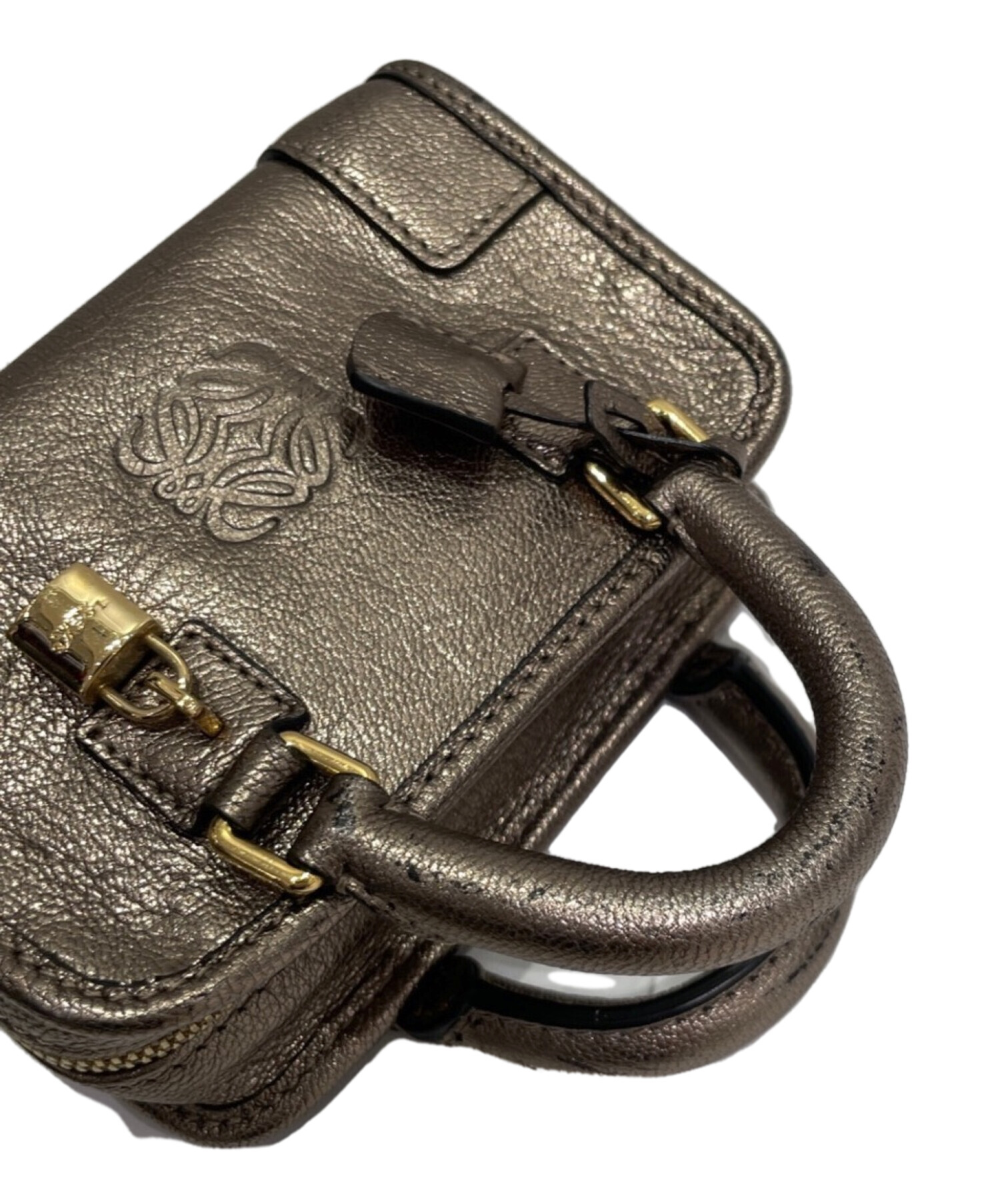 中古・古着通販】LOEWE (ロエベ) マイクロミニアマソナ ゴールド 