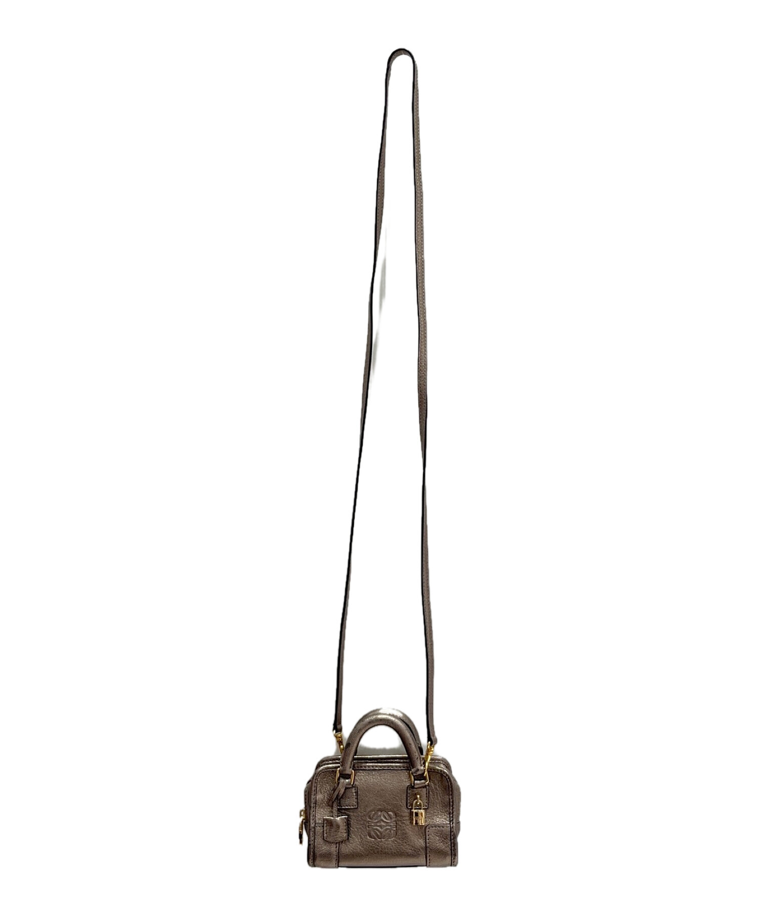 中古・古着通販】LOEWE (ロエベ) マイクロミニアマソナ ゴールド 