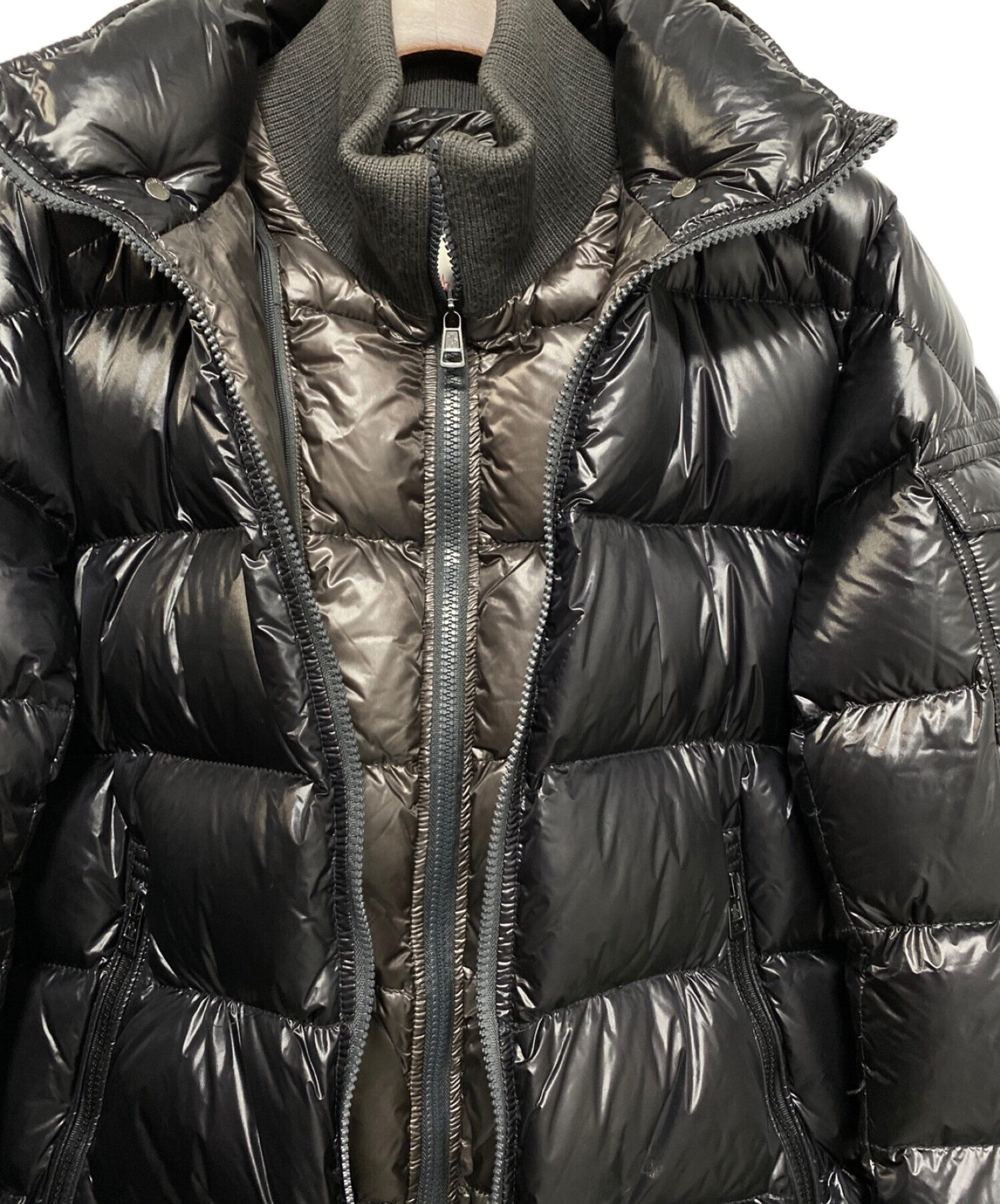 中古・古着通販】MONCLER (モンクレール) ダウンジャケット ブラック