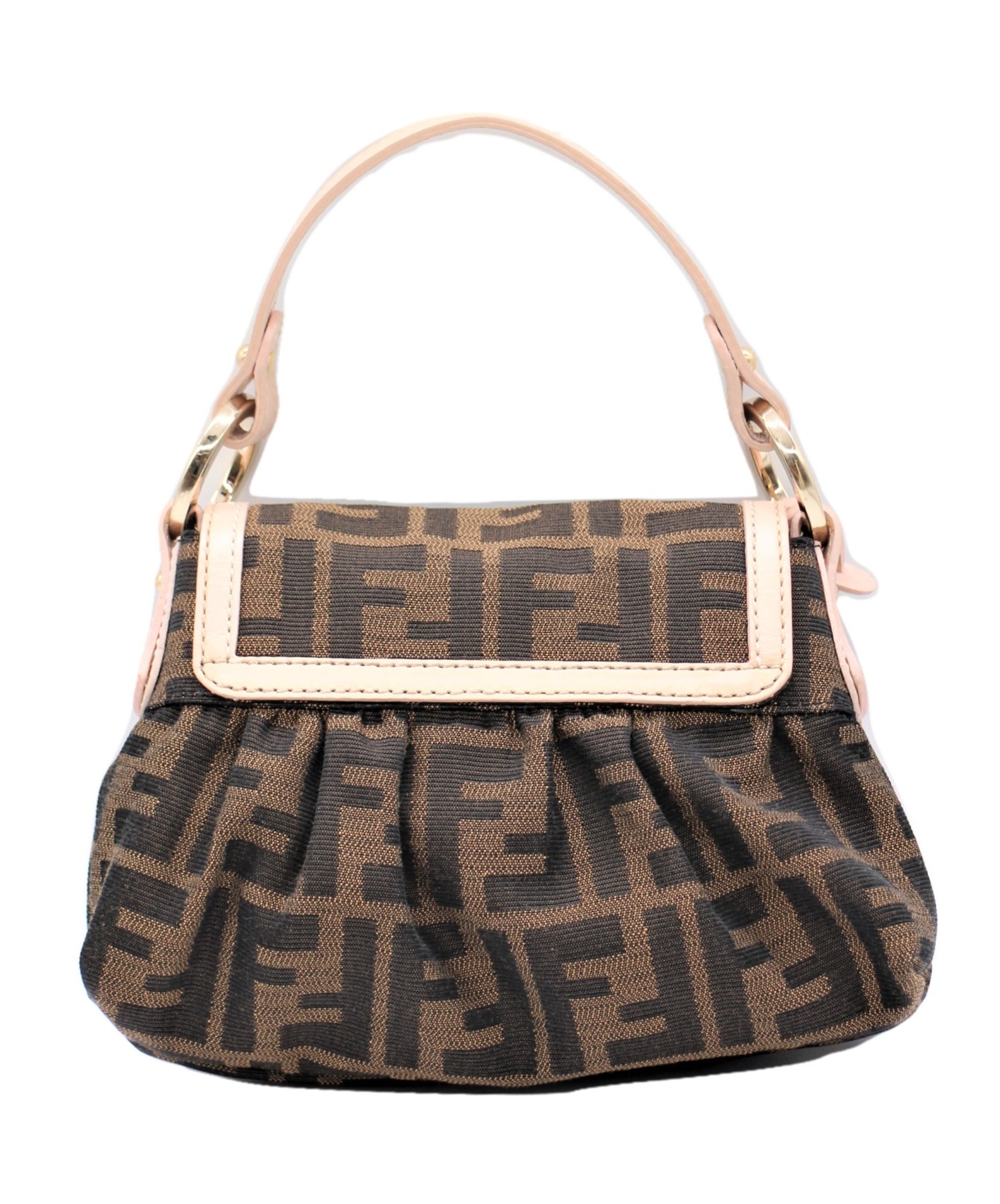 中古・古着通販】FENDI (フェンディ) ズッカ柄ミニバッグ ブラウン 