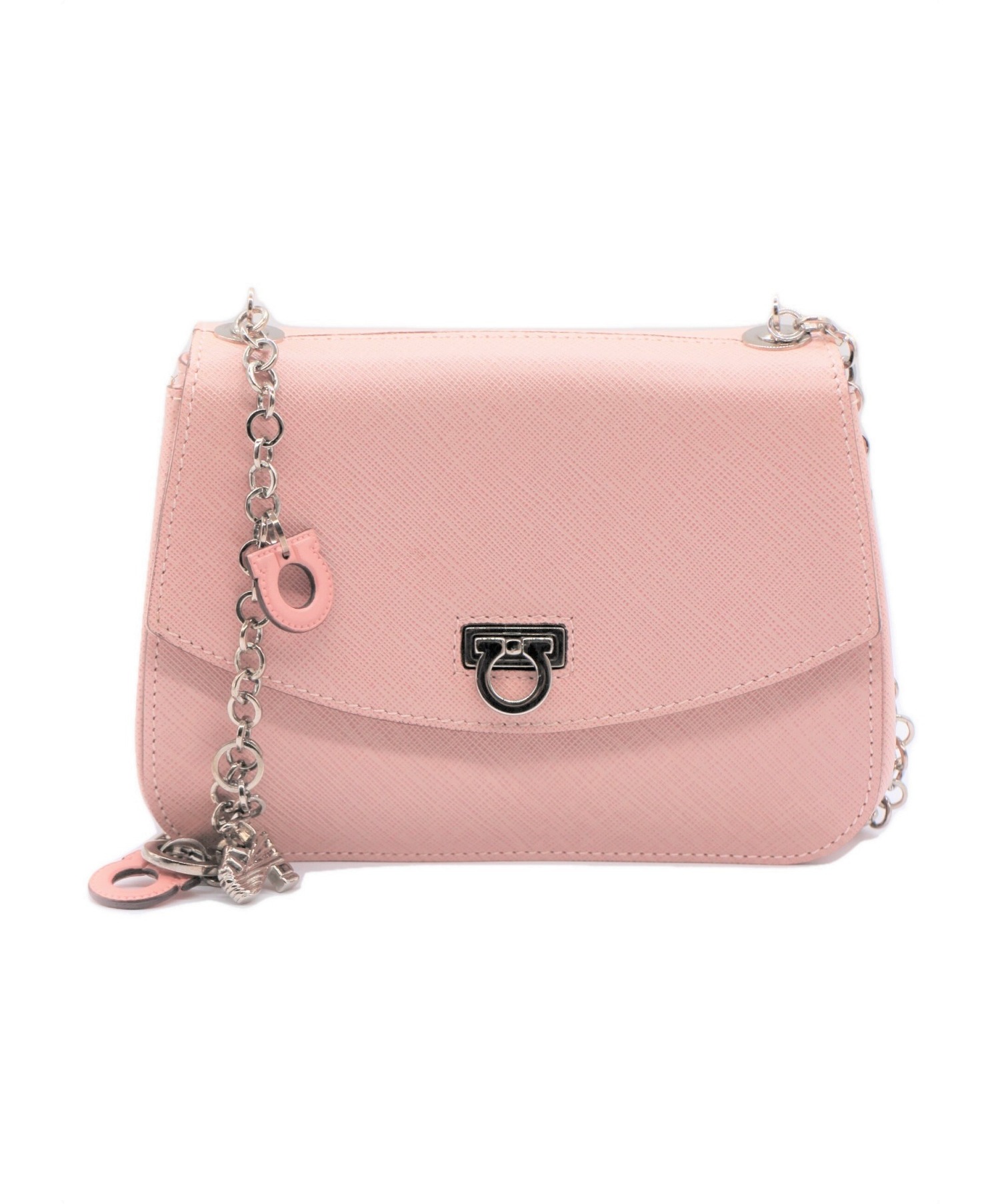 Salvatore Ferragamo ショルダーバッグ  ピンク 【古着】【中古】【送料無料】 中古・古着通販】Salvatore Ferragamo (サルヴァトーレ フェラガモ