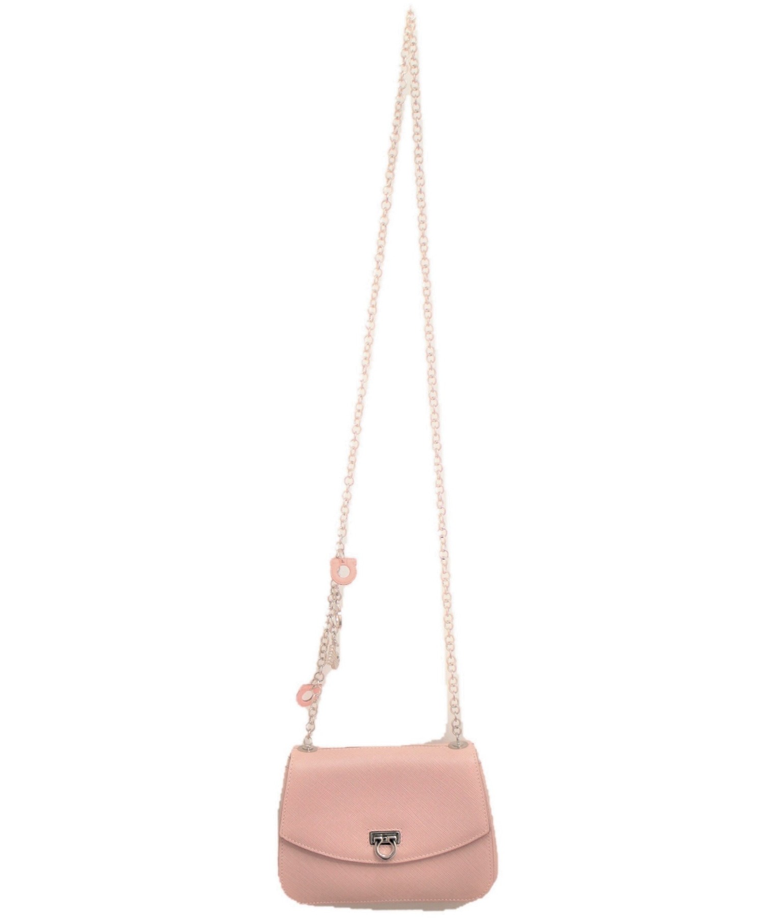 Salvatore Ferragamo ショルダーバッグ  ピンク 【古着】【中古】【送料無料】 中古・古着通販】Salvatore Ferragamo (サルヴァトーレ フェラガモ