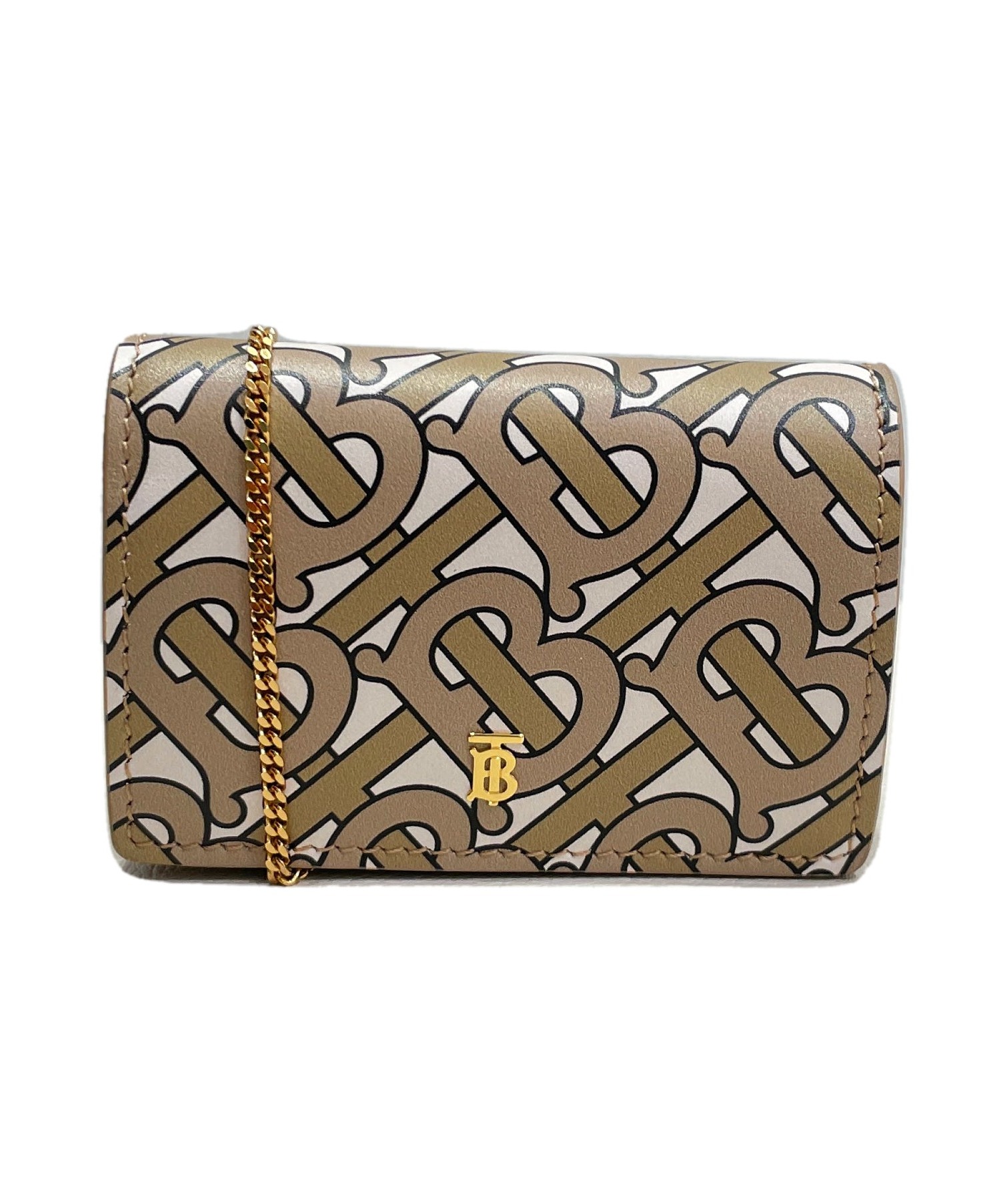 中古・古着通販】BURBERRY (バーバリー) チェーンウォレット ベージュ