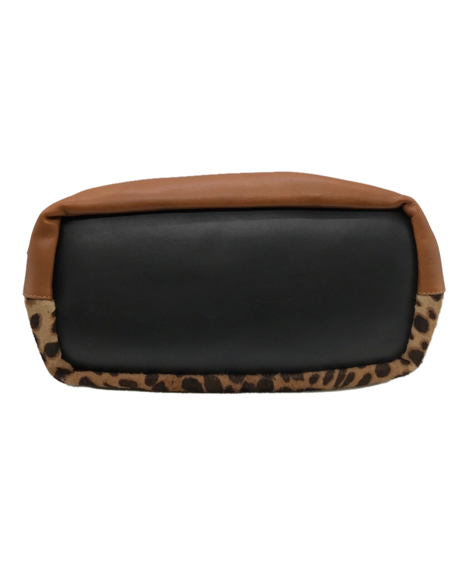 クロエ　ハラコ　2wayバッグ　レオパード 中古・古着通販】Chloe (クロエ) レオパード柄ハラコ2WAYバッグ