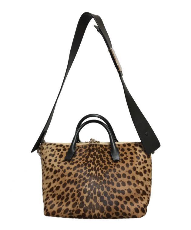 クロエ　ハラコ　2wayバッグ　レオパード クロエハラコ2wayバッグレオパード