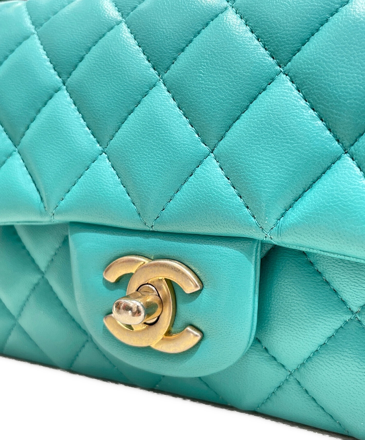 中古・古着通販】CHANEL (シャネル) マトラッセ20 エメラルドグリーン