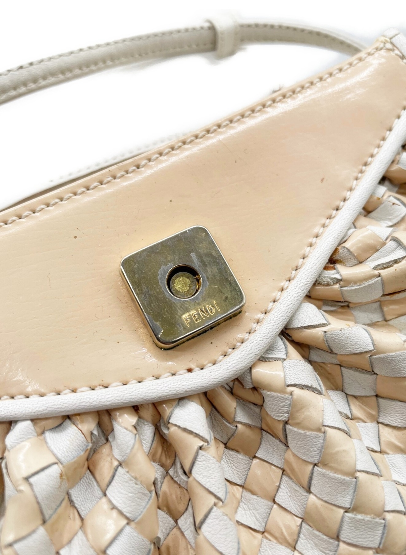 中古・古着通販】FENDI (フェンディ) ヴィンテージ編み込みショルダー 