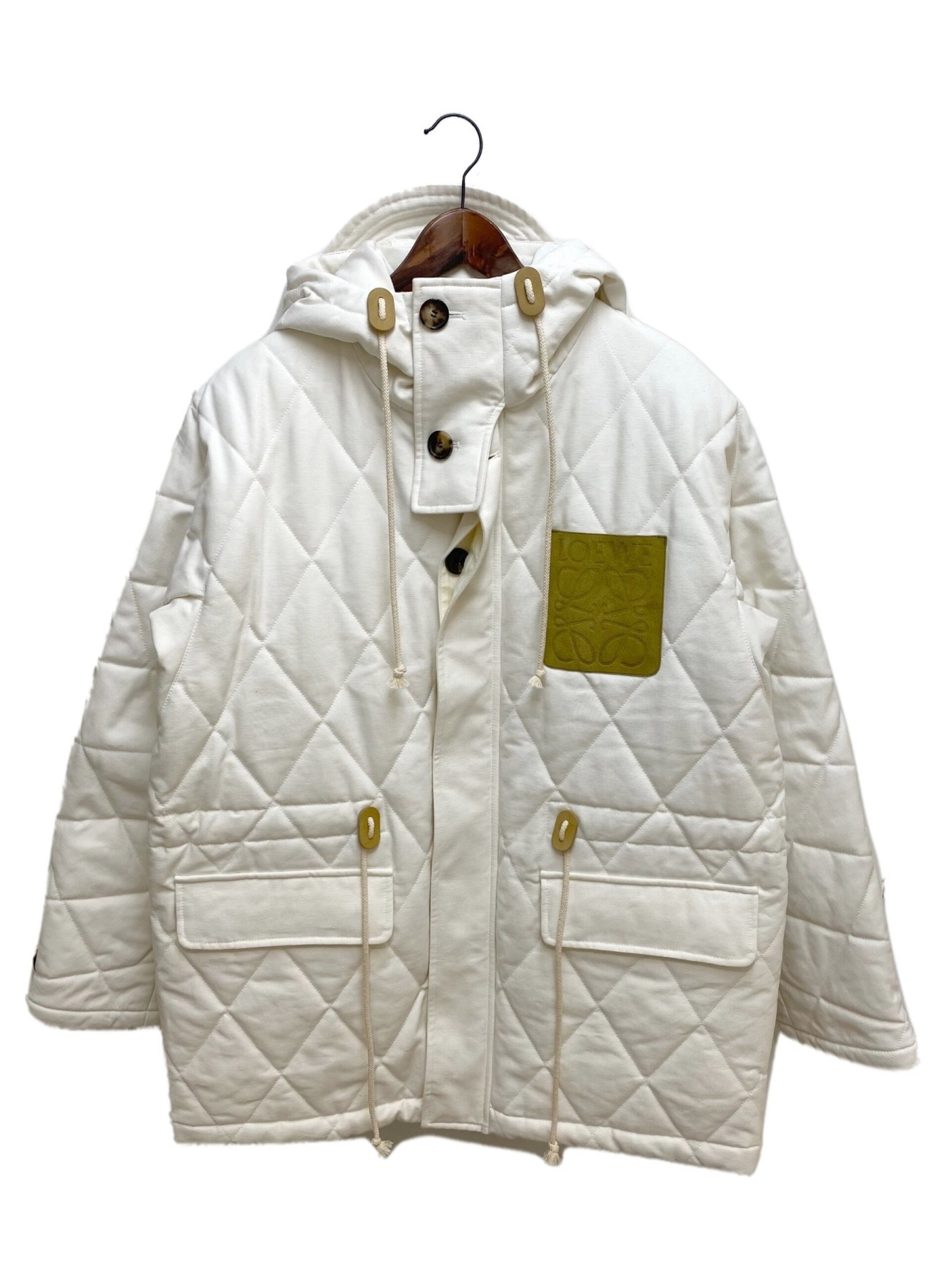 中古・古着通販】LOEWE (ロエベ) 21SS キルテッドフーデットパーカー 