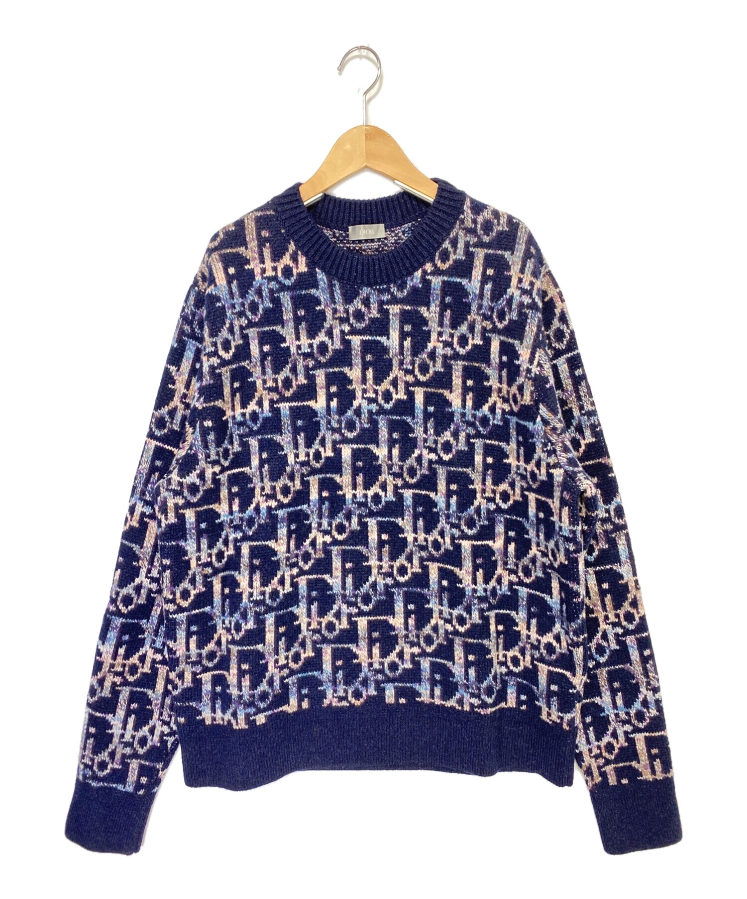 中古・古着通販】Dior (ディオール) Oblique Wool Jacquard Sweater