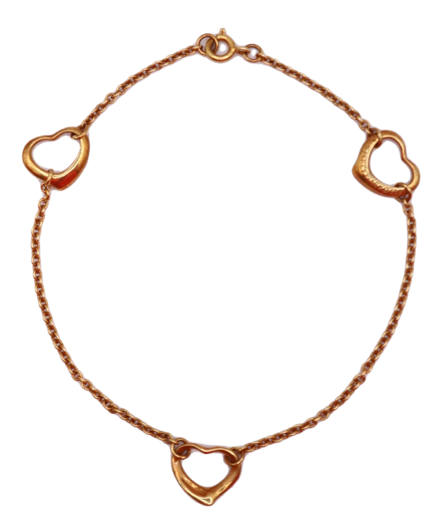 中古・古着通販】TIFFANY & Co. (ティファニー) 3連オープンハート 