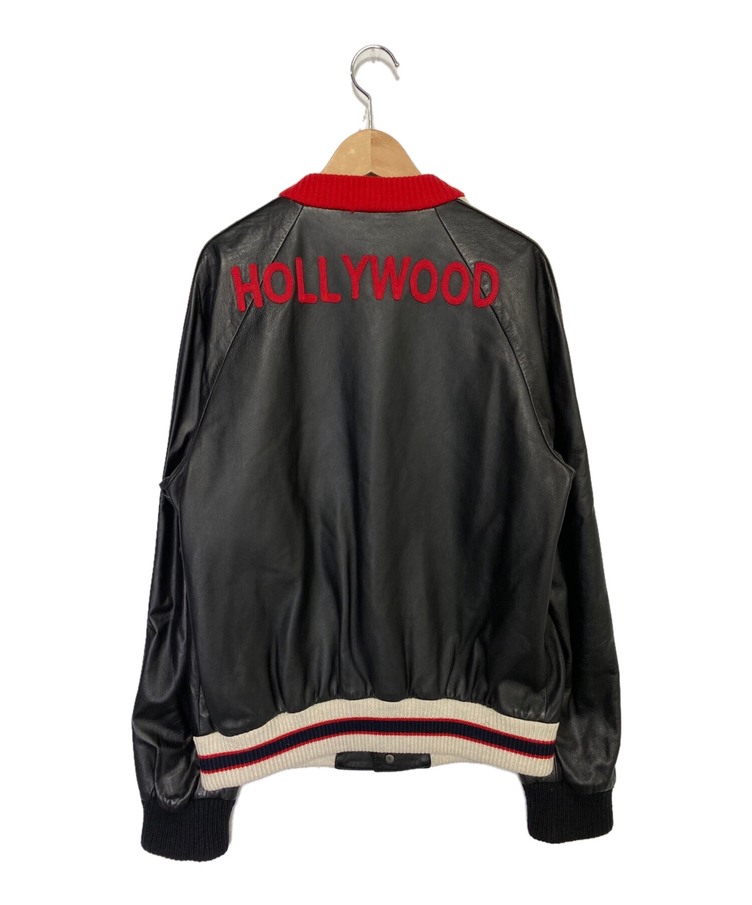 中古・古着通販】GUCCI (グッチ) HOOLYWOOD アップリケ シープ レザー