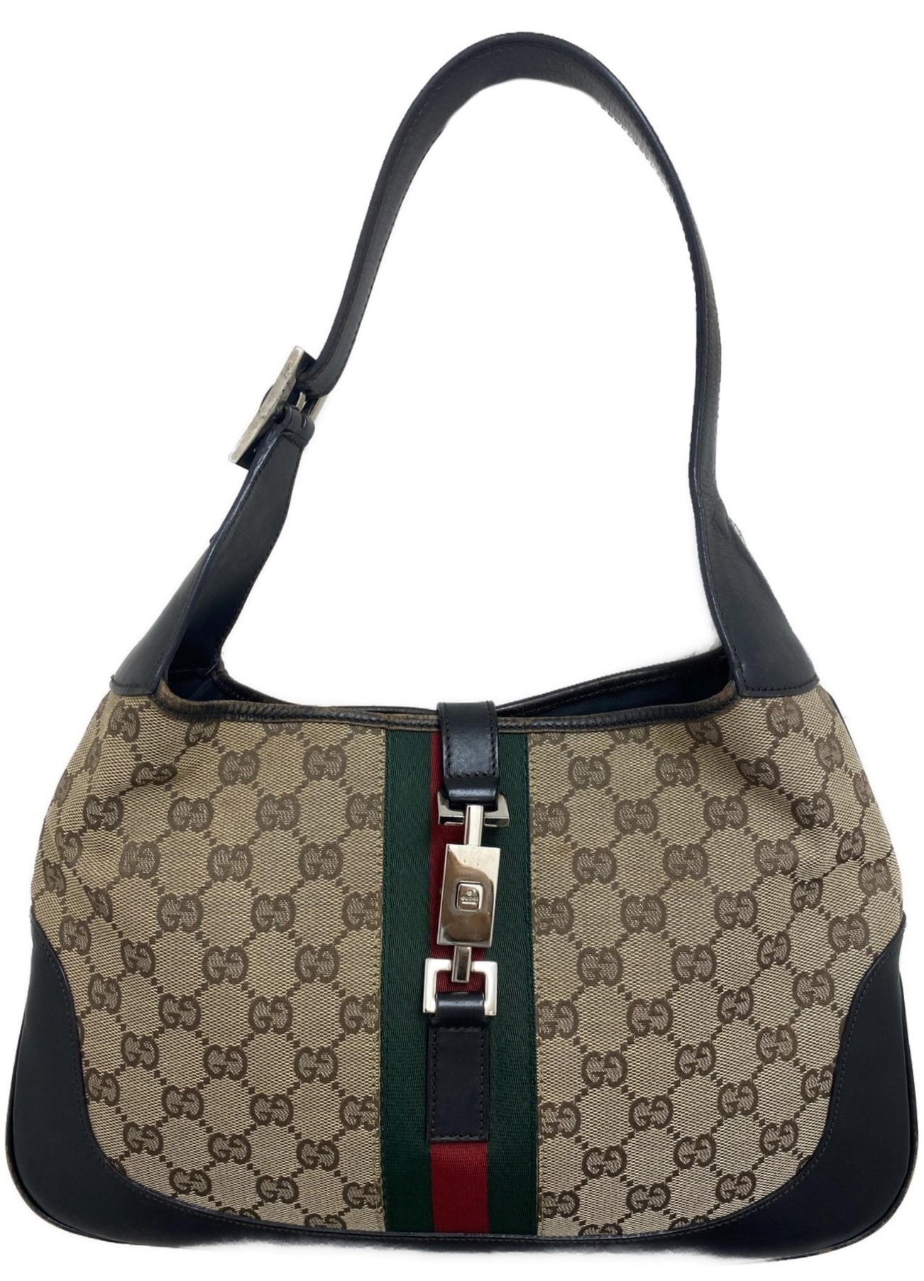 中古・古着通販】GUCCI (グッチ) ジャッキー ベージュ サイズ