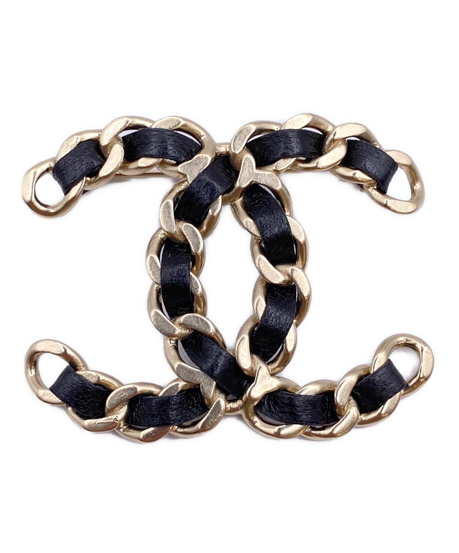 中古・古着通販】CHANEL (シャネル) ココマークチェーンブローチ