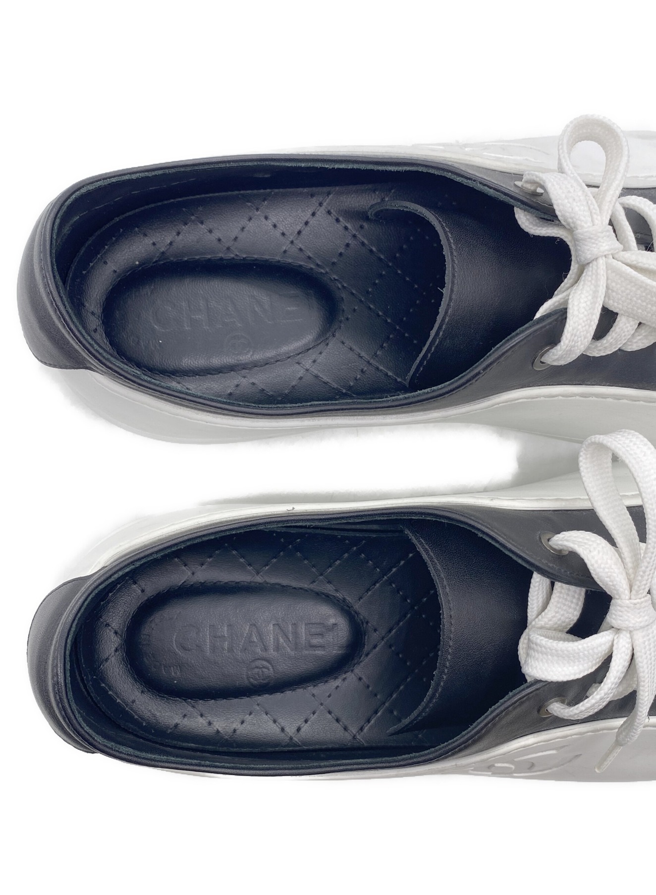 中古・古着通販】CHANEL (シャネル) ココマークロゴスニーカー