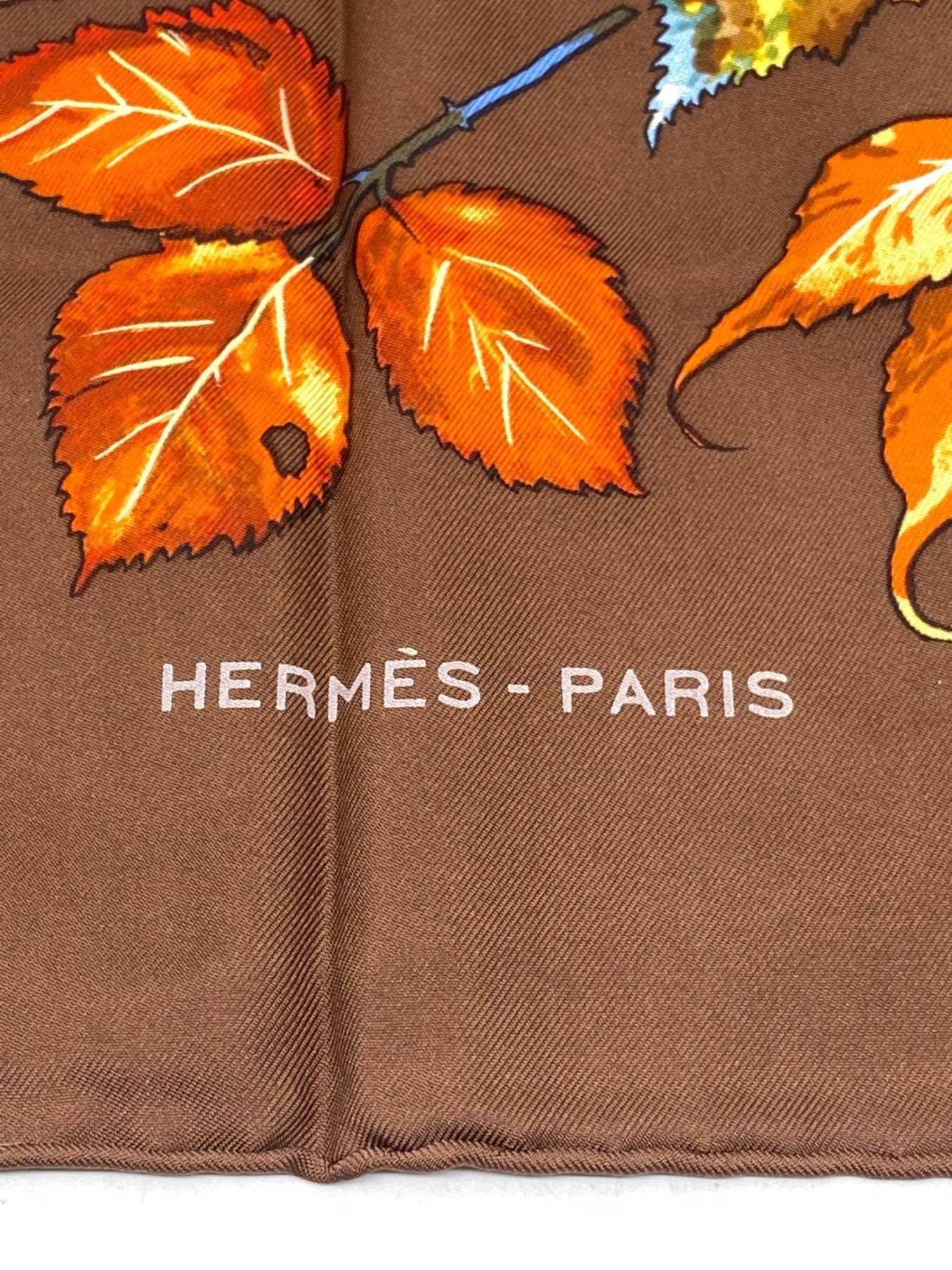 中古・古着通販】HERMES (エルメス) Tourbillon ブラウン サイズ:カレ