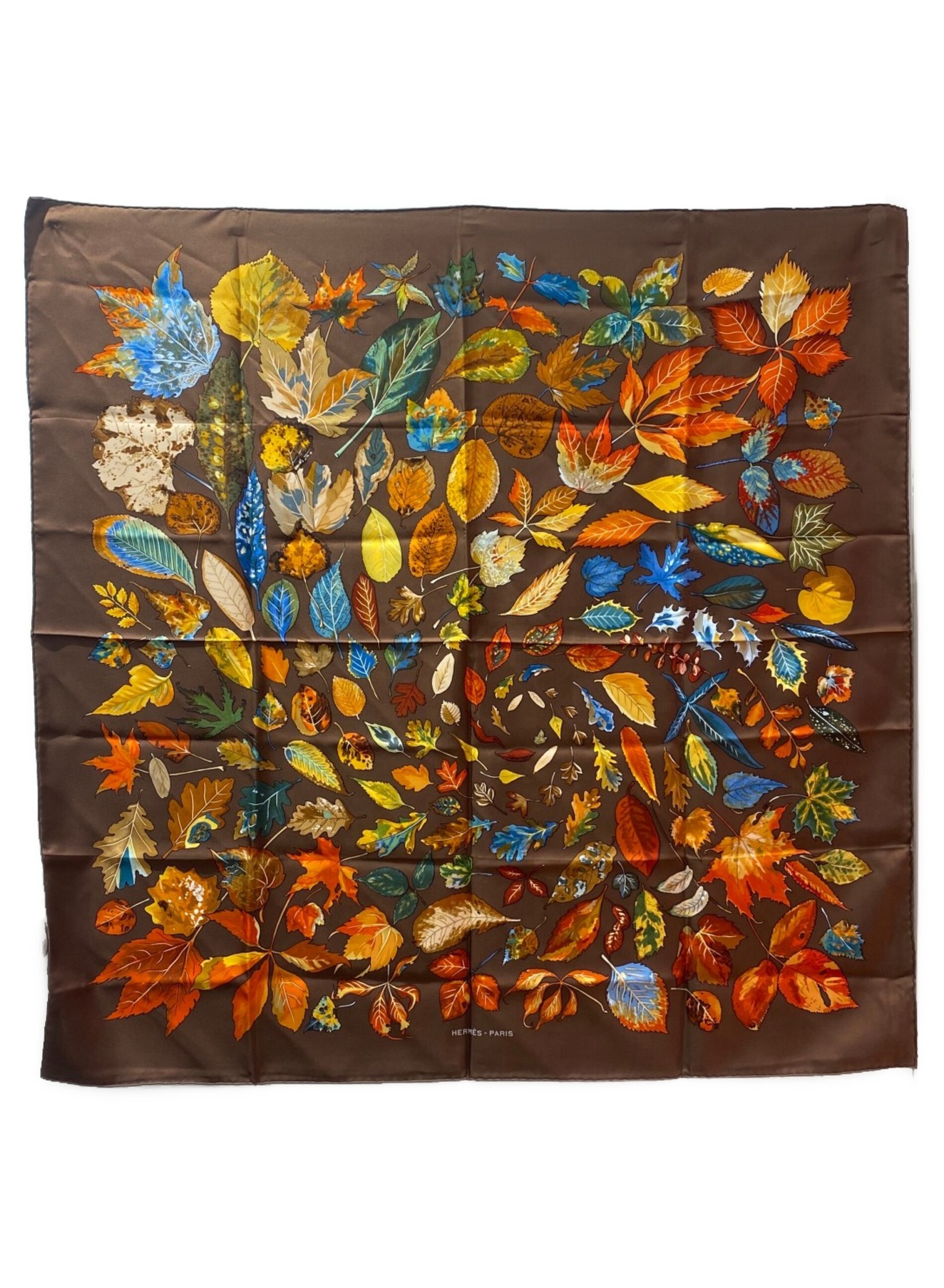 中古・古着通販】HERMES (エルメス) Tourbillon ブラウン サイズ:カレ