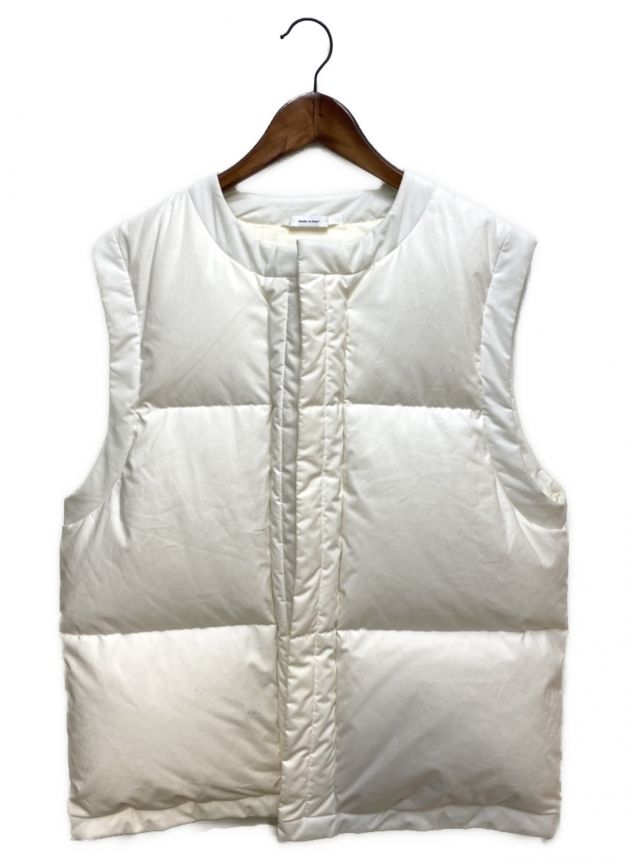 中古・古着通販】JIL SANDER (ジルサンダー) ダウンベスト ホワイト