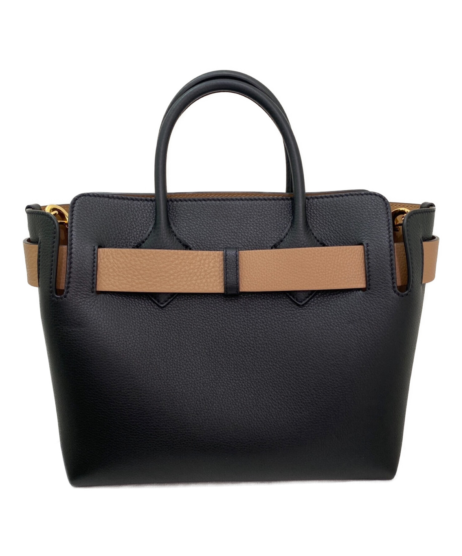 中古・古着通販】BURBERRY (バーバリー) ベルトバッグ ブラック