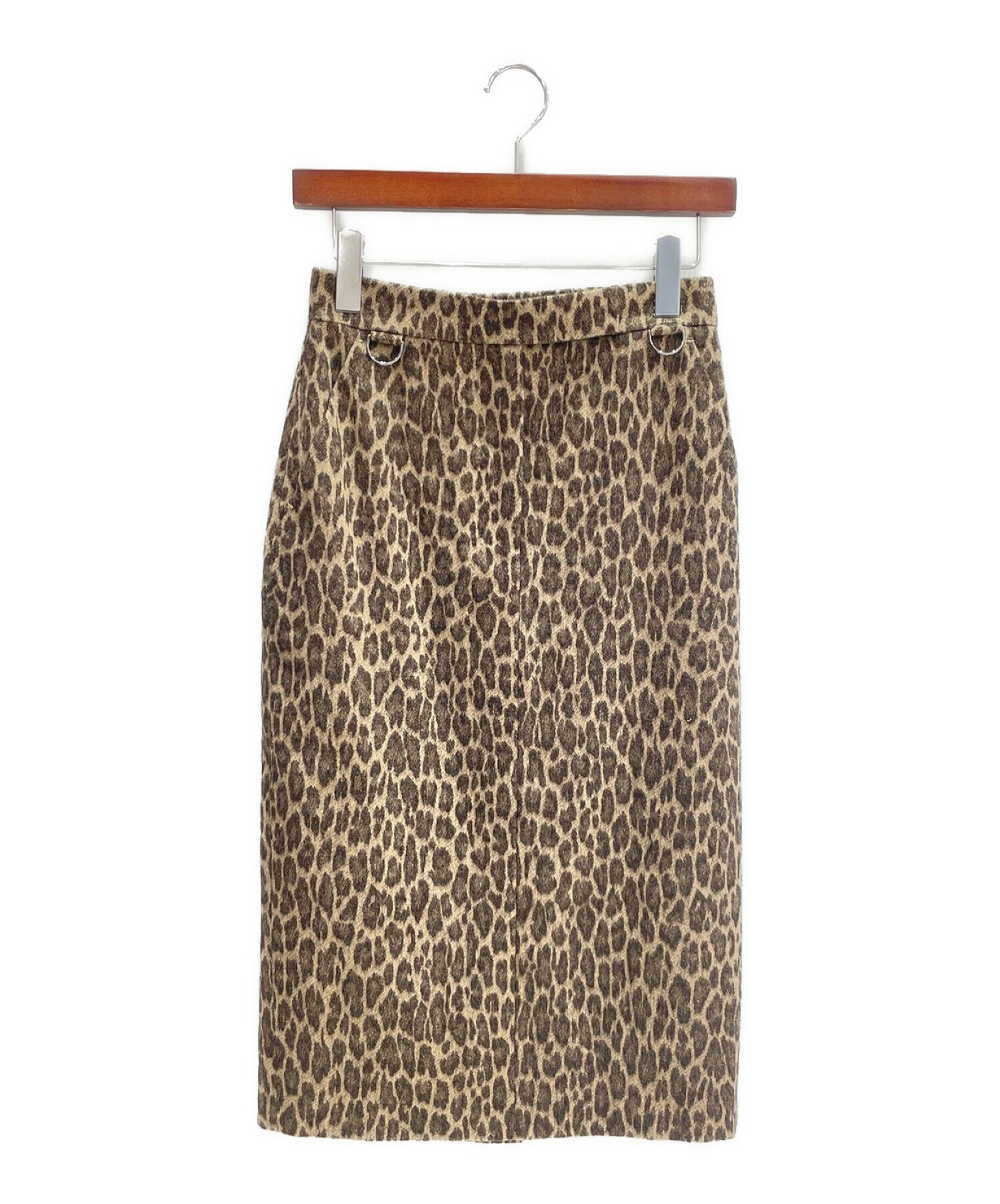 中古・古着通販】MaxMara (マックスマーラ) ウールスカート ブラウン