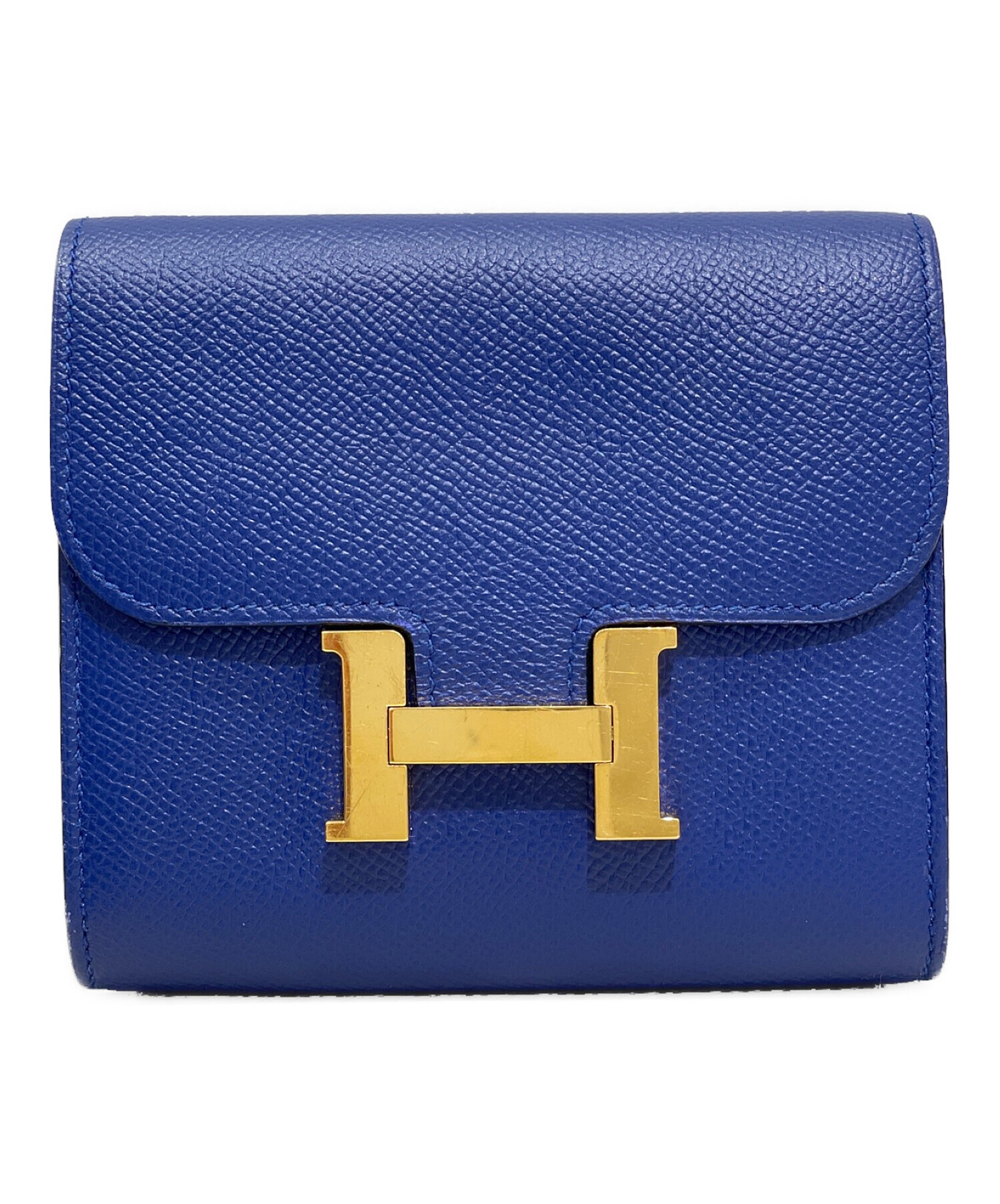 中古・古着通販】HERMES (エルメス) コンスタンスコンパクト ブルー 