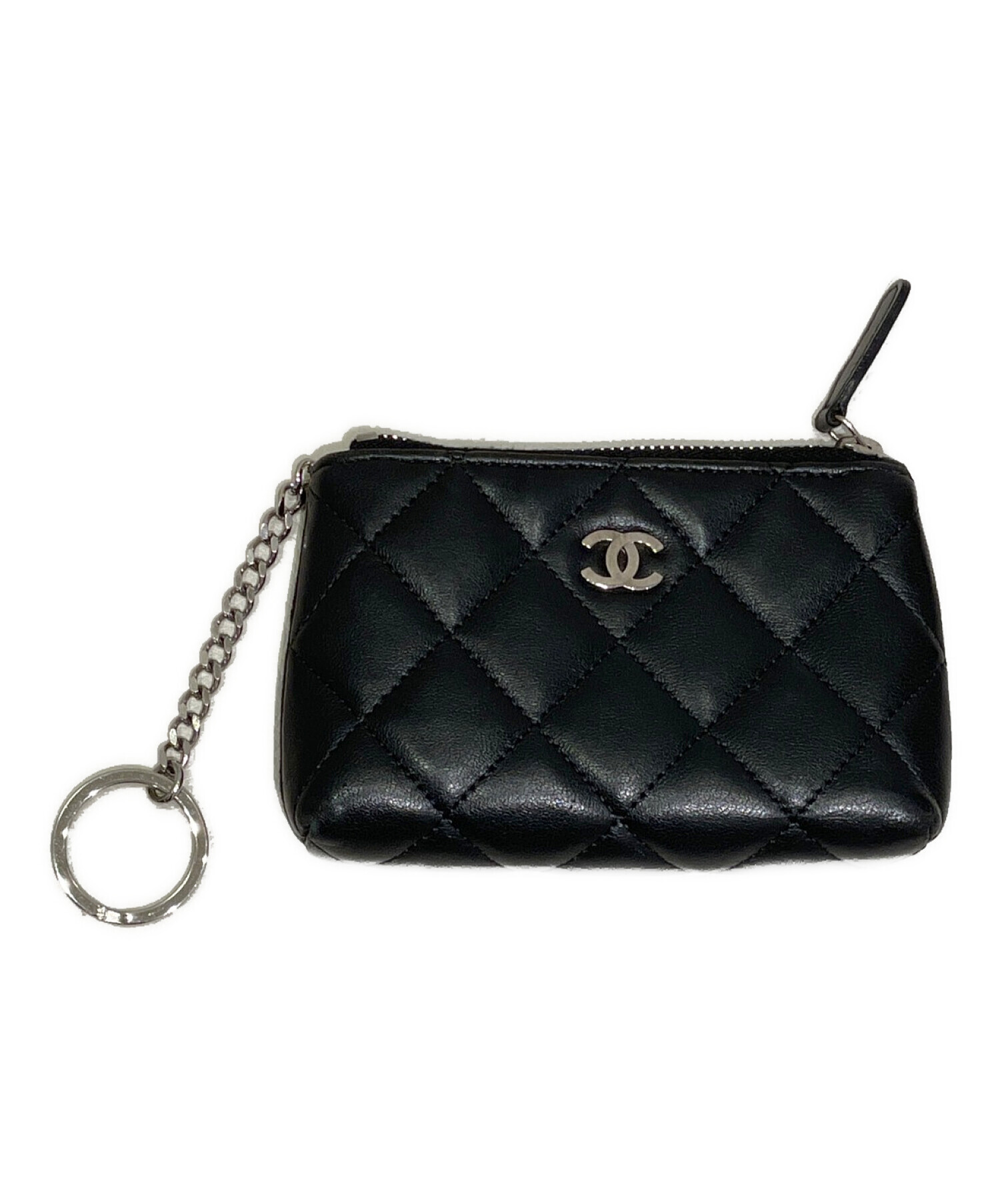 中古・古着通販】CHANEL (シャネル) キーリング付きコインケース 