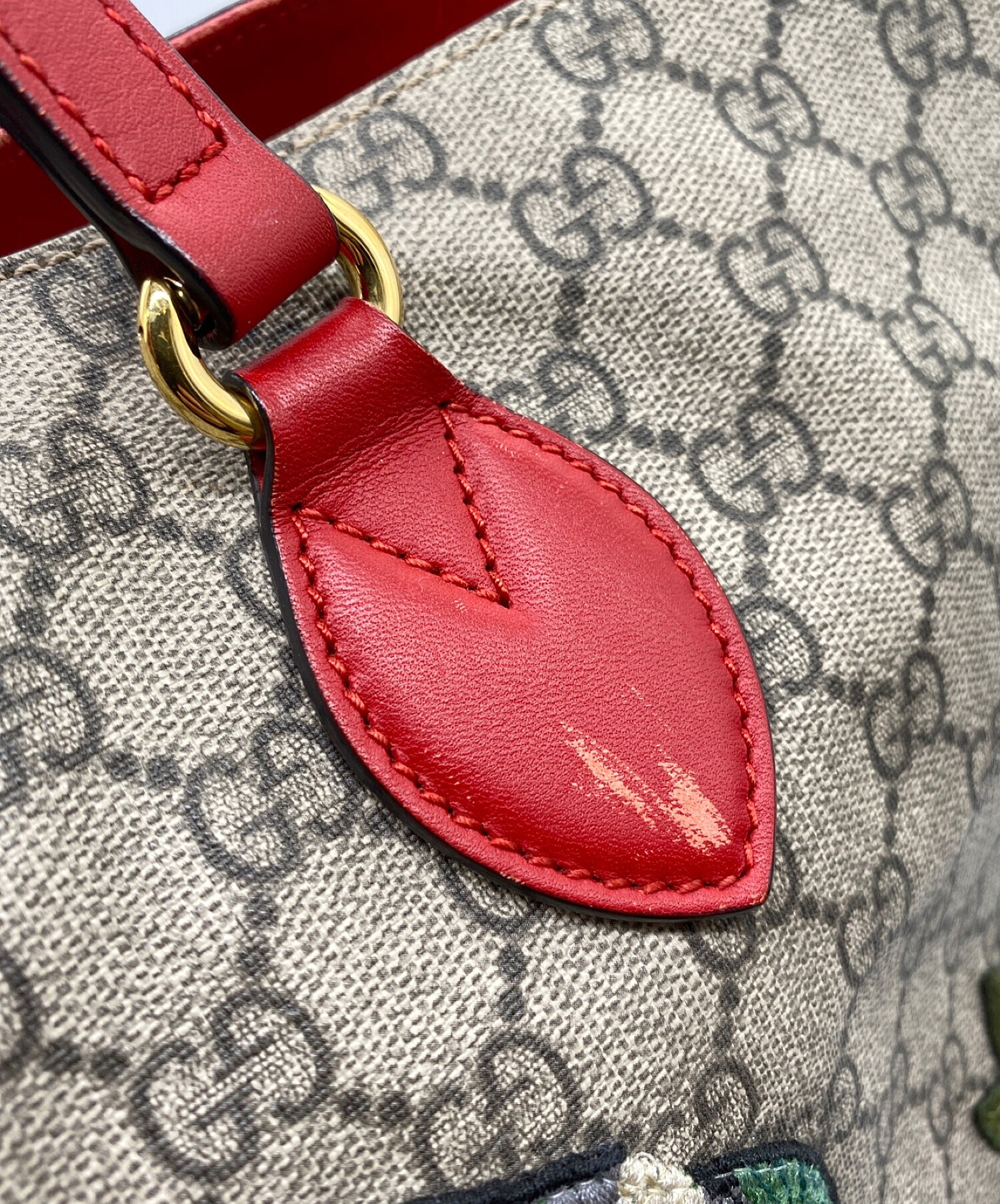 中古・古着通販GUCCI (グッチ) ソフトGGスプリーム トートバッグ